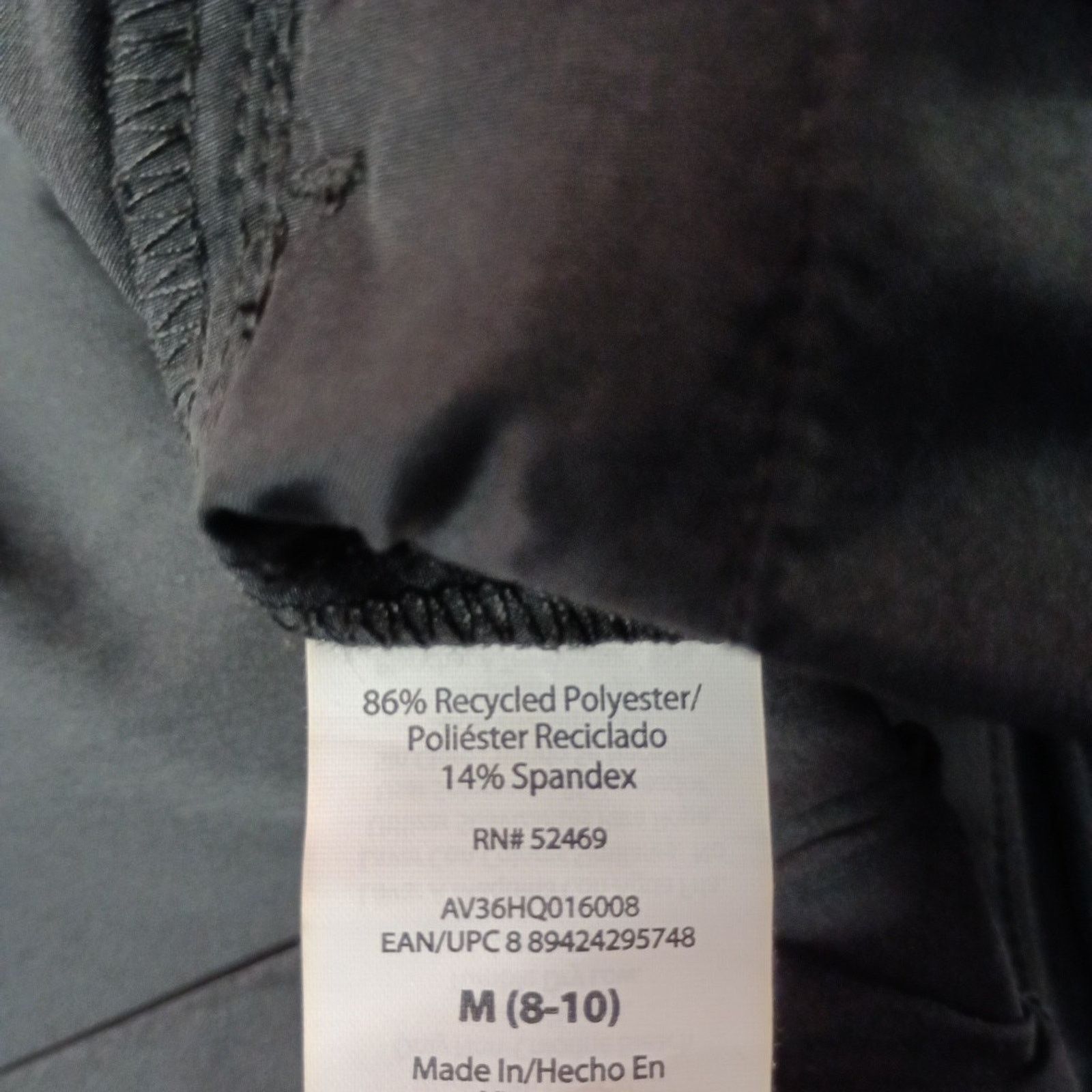 Avia Avia Women's Black M 8-10 FT Pleated Trouser Wide Leg Pants Size 30" / US 8 / IT 44 - 7 Thumbnail