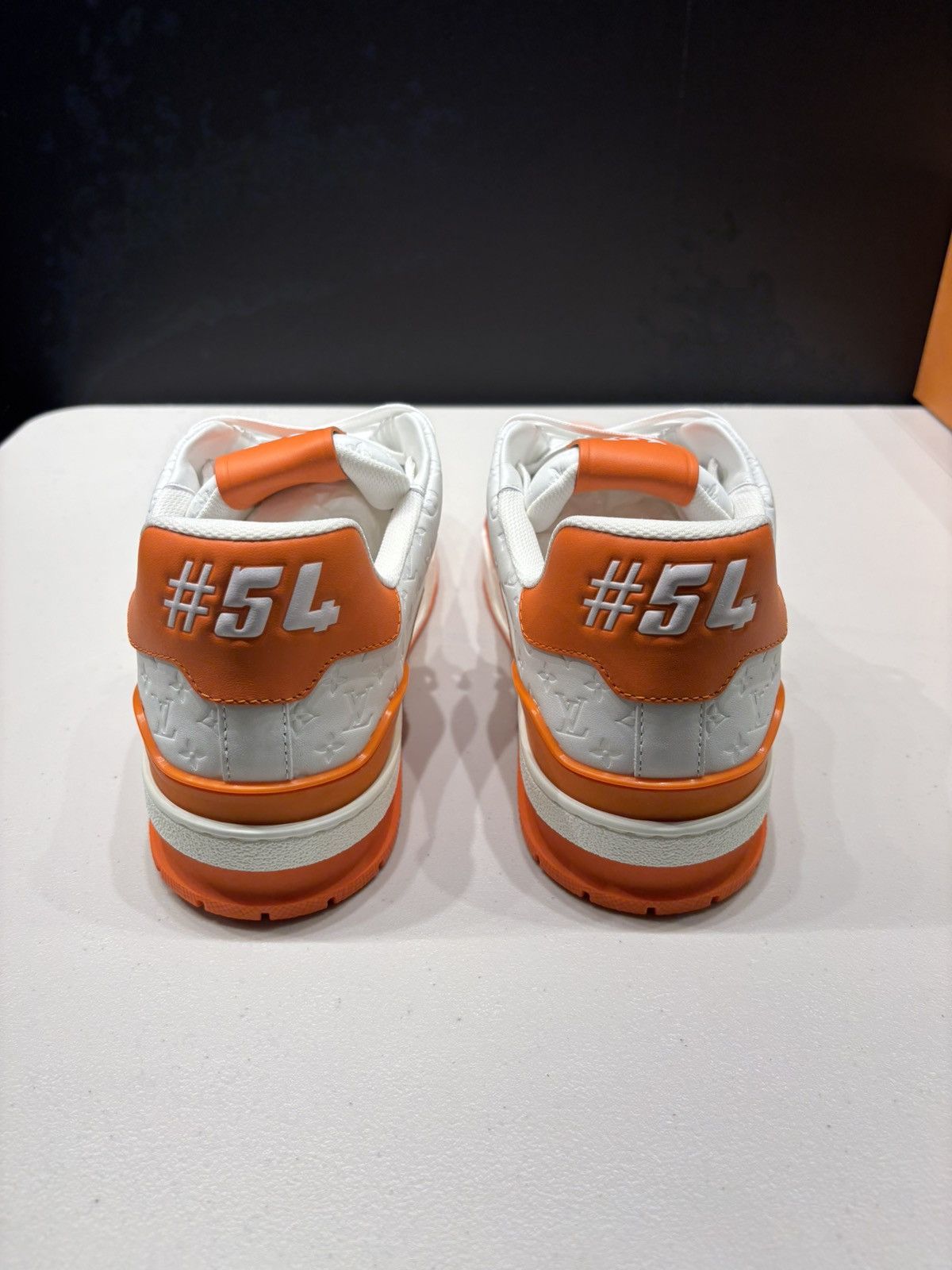 Louis Vuitton Louis Vuitton Orange Trainer Sneakers Size US 10 / EU 43 - 3 Thumbnail