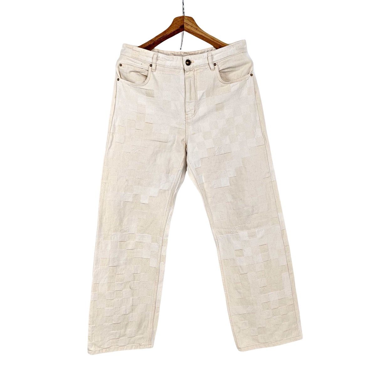 Louis Vuitton Louis Vuitton Damoflage Jacquard Denim Skate Pants Size US 32 / EU 48 - 1 Thumbnail