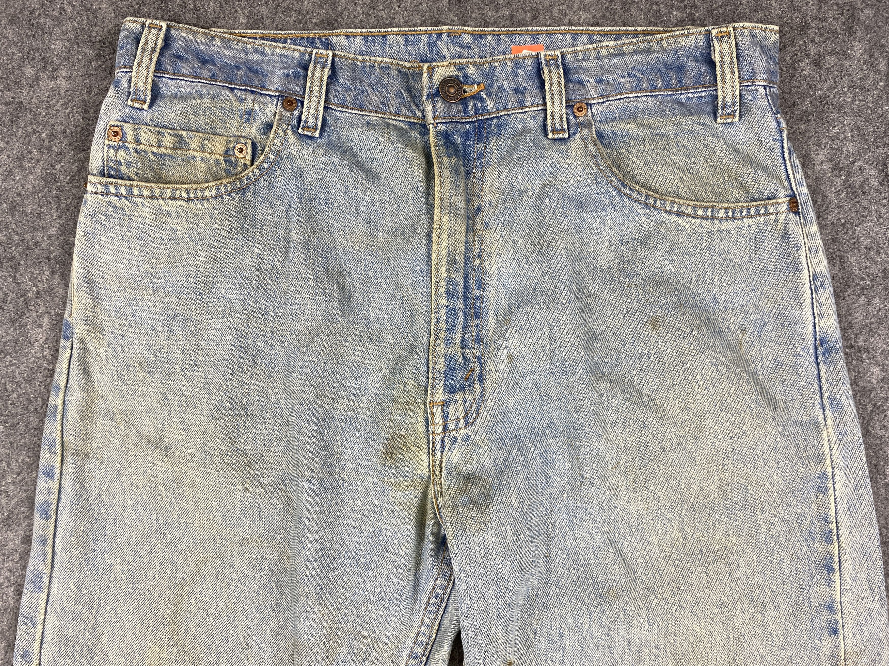 Levi's Light Blue Wash Vintage Levi's 505 35x31 Denim -JN1297 Size US 35 - 3 Thumbnail