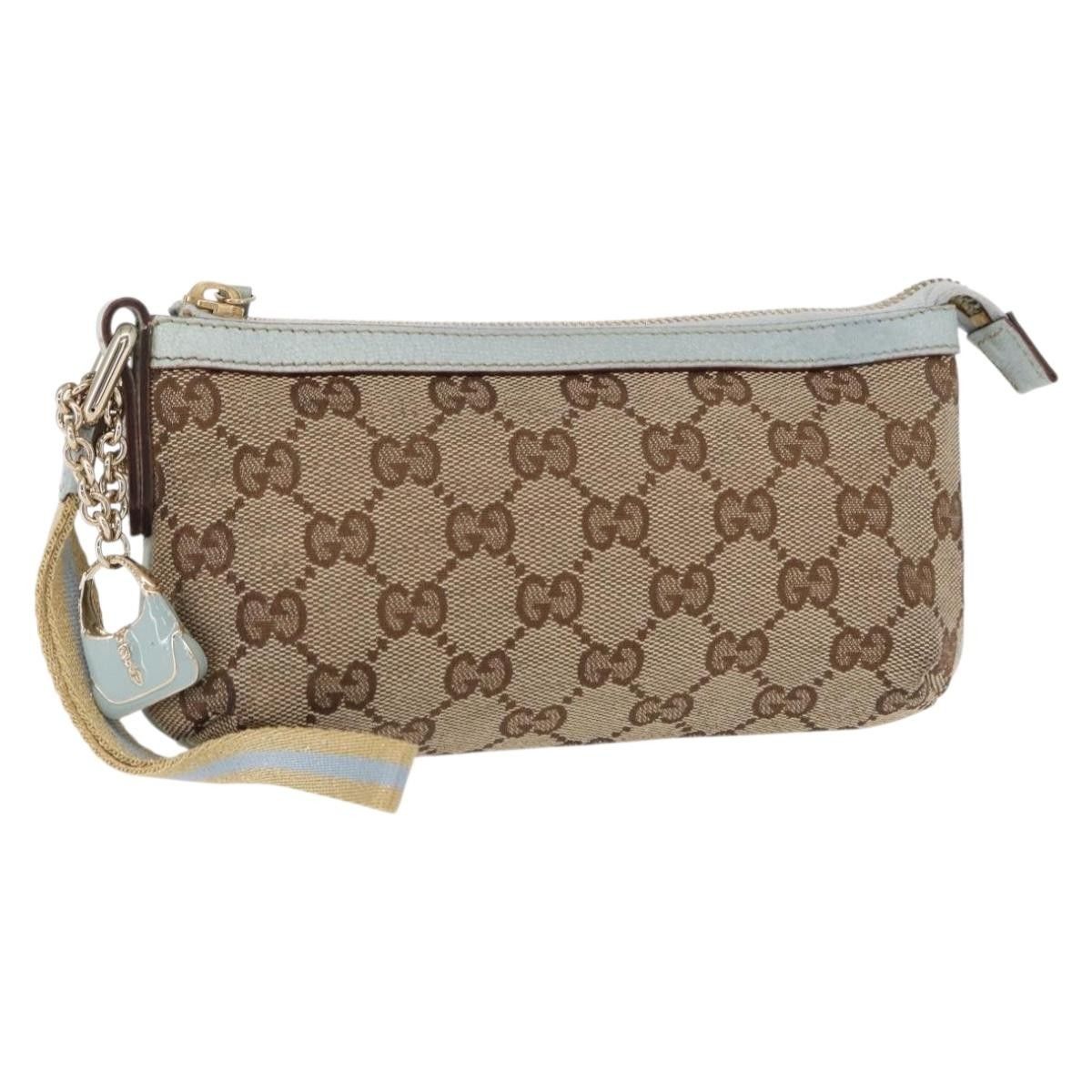 Gucci Gucci Jolicouer Wristlet Pouch GG Canvas Size ONE SIZE - 1 Thumbnail