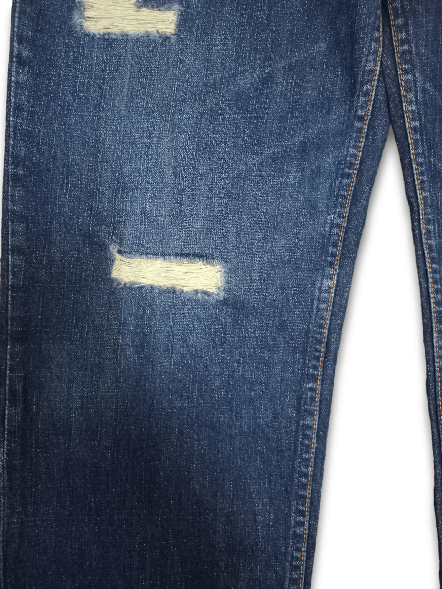 Levi's × Levi's Vintage Clothing Vintage Levis 502 Blue Wash Distressed Baggy Jeans Size US 31 - 7 Thumbnail