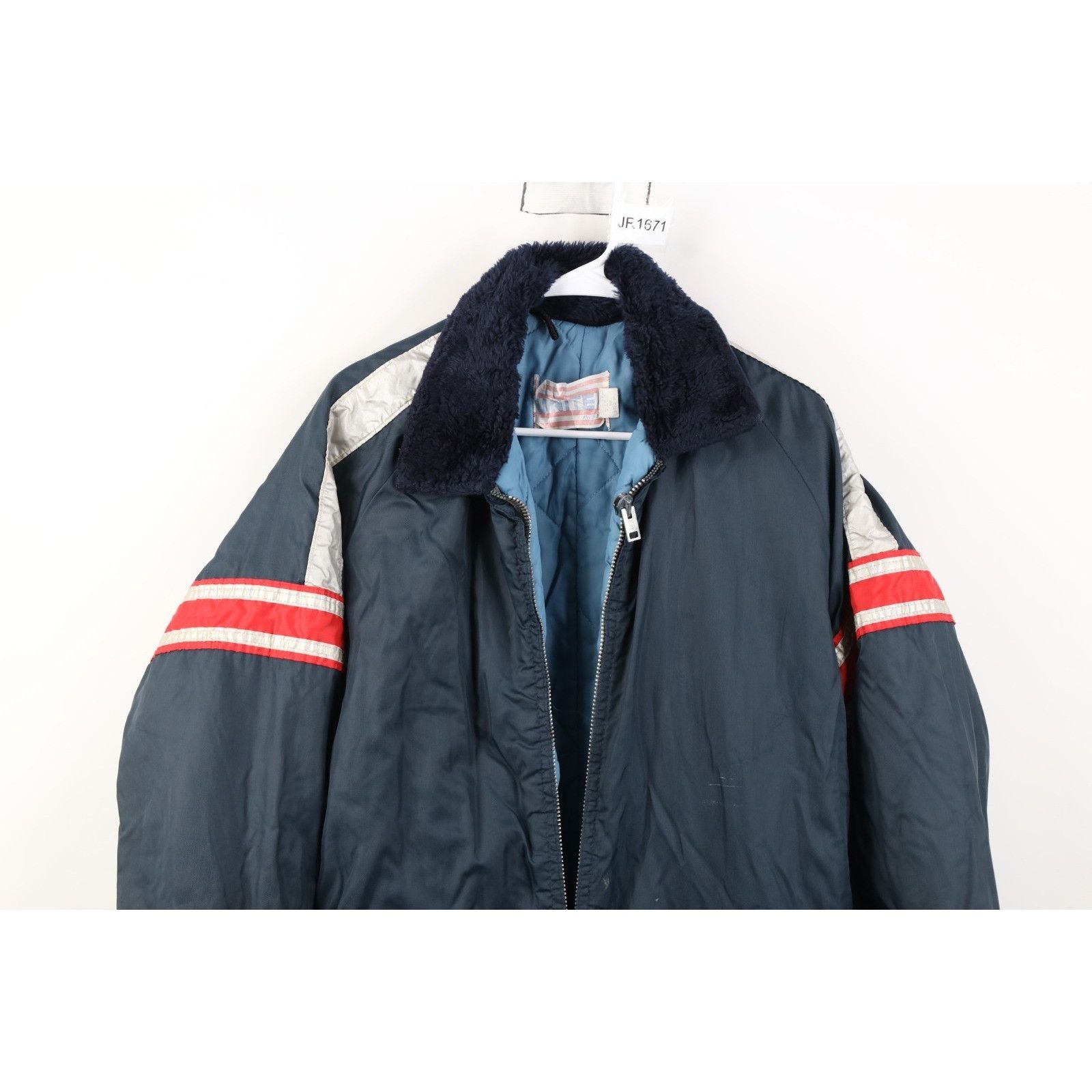 Vintage Vintage 70s Streetwear Thrashed Quilted Snowmobile Suit Size US M / EU 48-50 / 2 - 2 Thumbnail