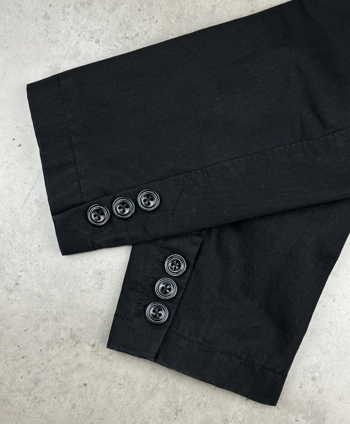 Hugo Boss Hugo Boss Blazer Two buttons Cotton Black Size UK 48 US 38R Size 48S - 5 Thumbnail