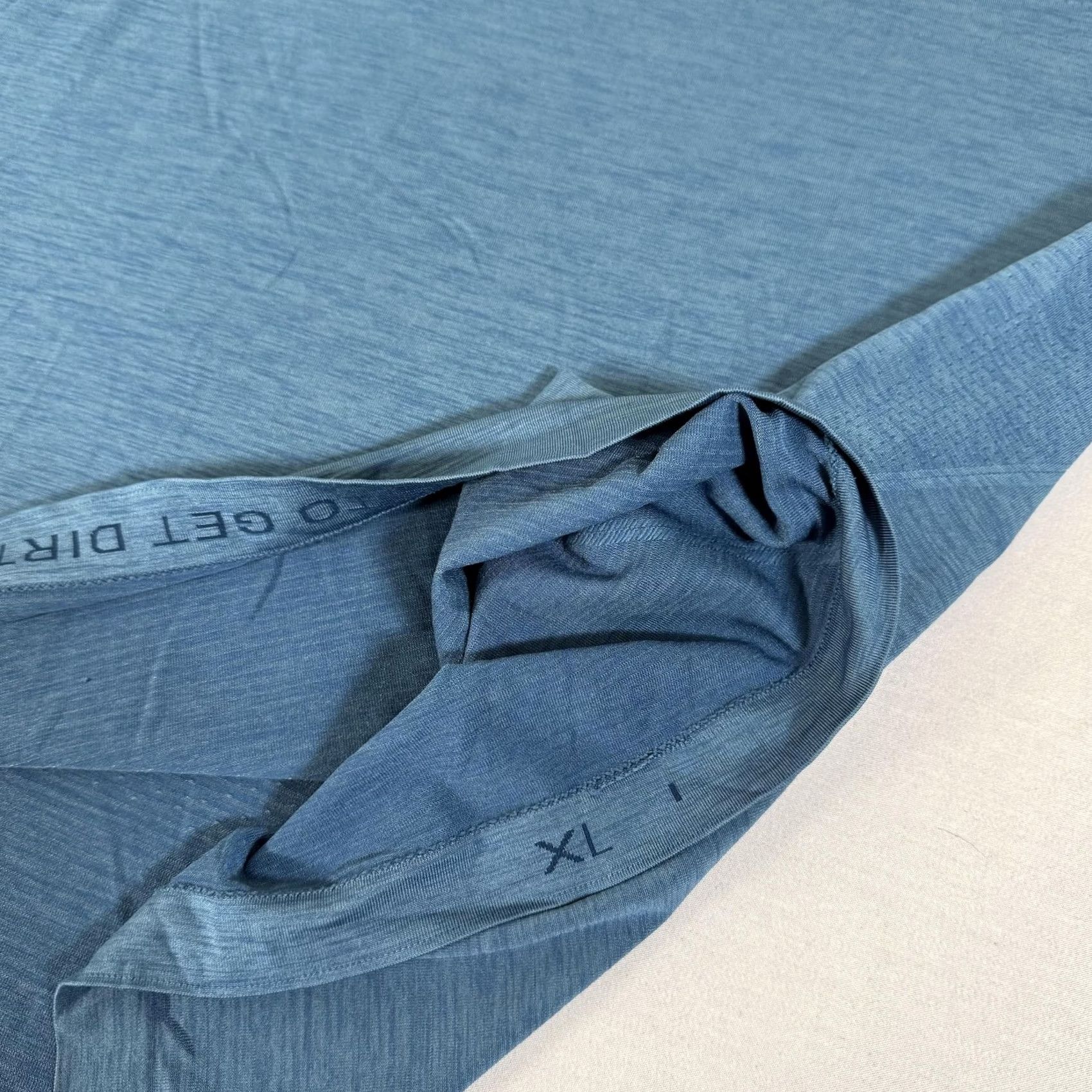 Lululemon Lululemon Mens XL Blue Metal Vent Tech Seamless Running Tee Performance Size US XL / EU 56 / 4 - 6 Thumbnail