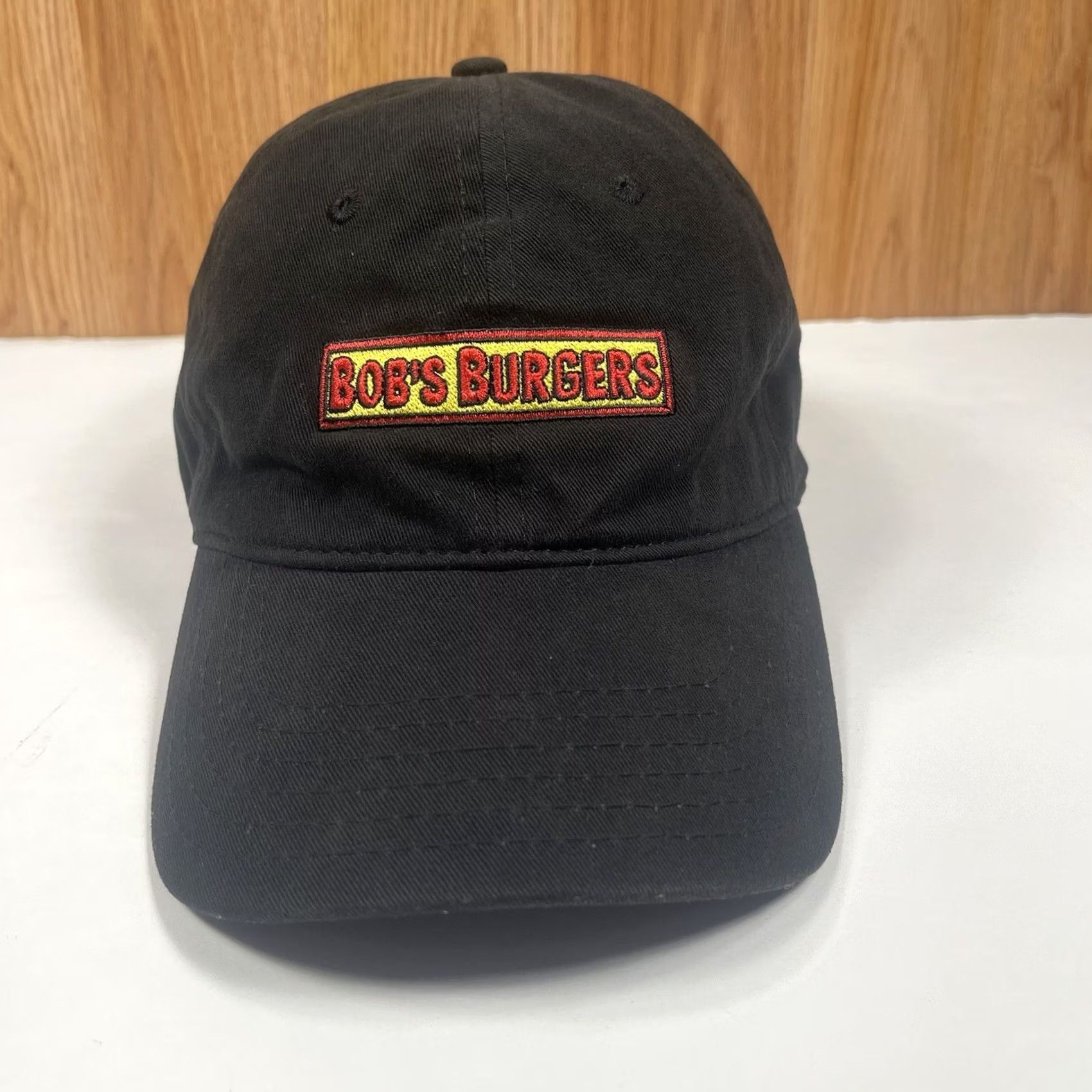 Vintage Bob’s Burgers Adult Adjustable StrapBack Baseball HatCap Black One Size Fits All Cap, Embroidered, Cotton, Men, Baseball Cap Size ONE SIZE - 2 Thumbnail