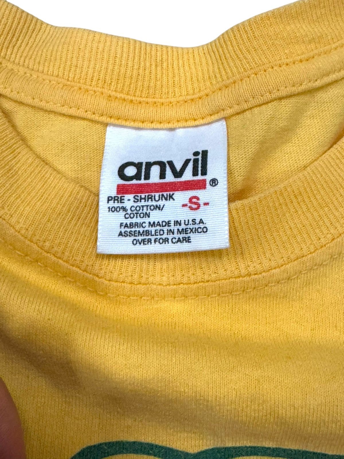 Anvil VINTAGE 90s-Y2K BAD BRAINS HARDCORE PUNK BAND YELLOWISH TEE Size US XS / EU 42 / 0 - 4 Thumbnail