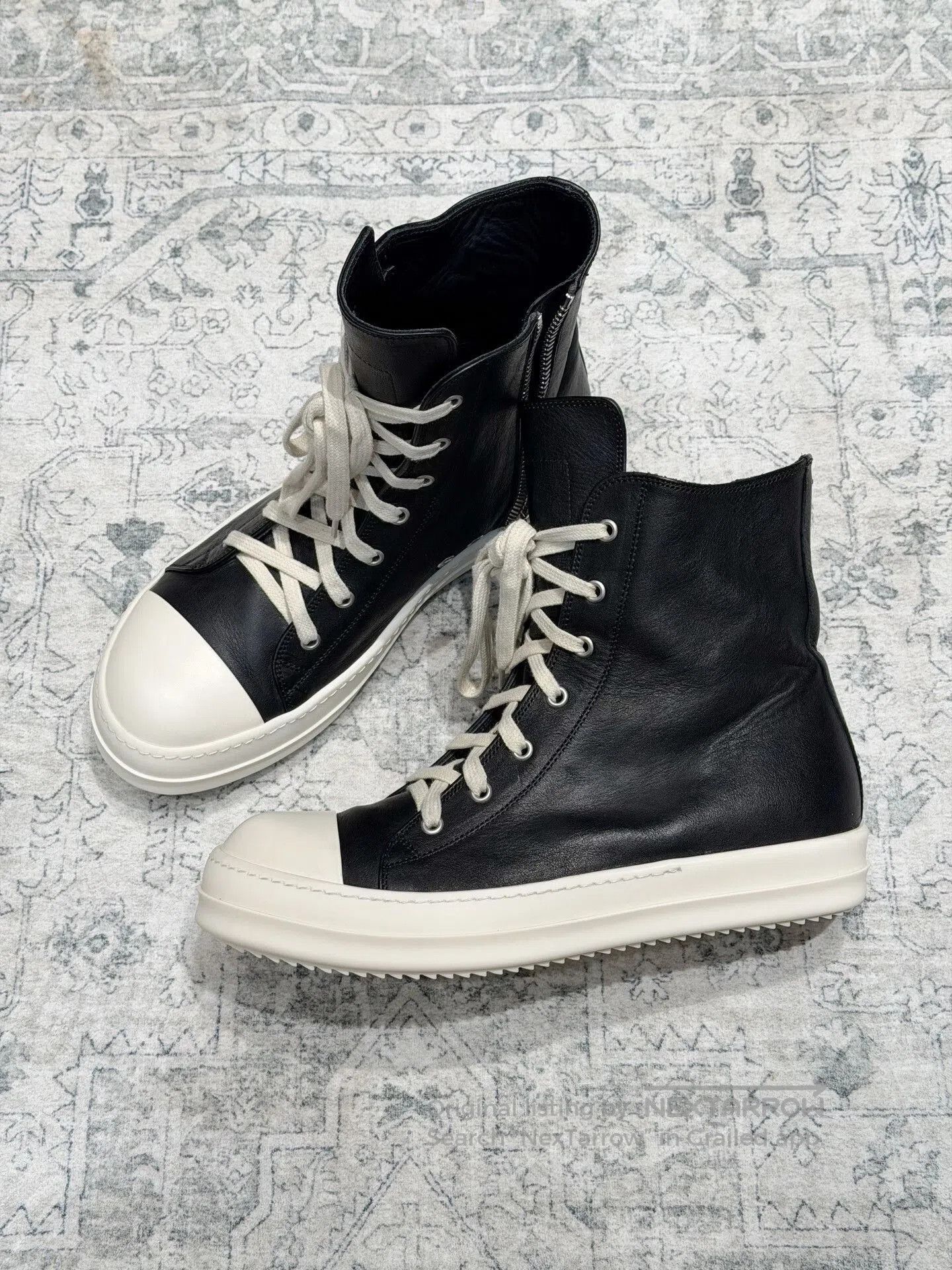 Rick Owens Rick Owens RO Leather 24SS New Boots. Size US 9.5 / EU 42-43 - 4 Thumbnail