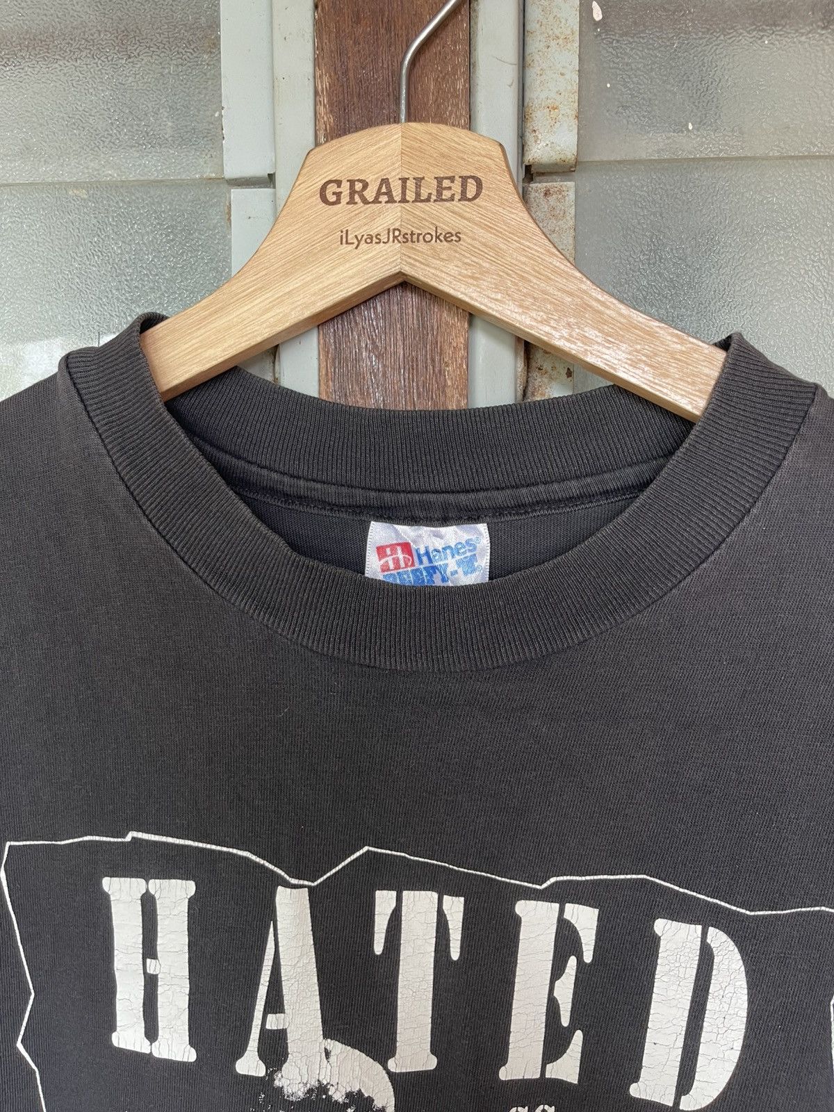 Band Tees Vintage 90's GG Allin & Murder Junkies HATED Sun Faded Tee Size US L / EU 52-54 / 3 - 15 Thumbnail