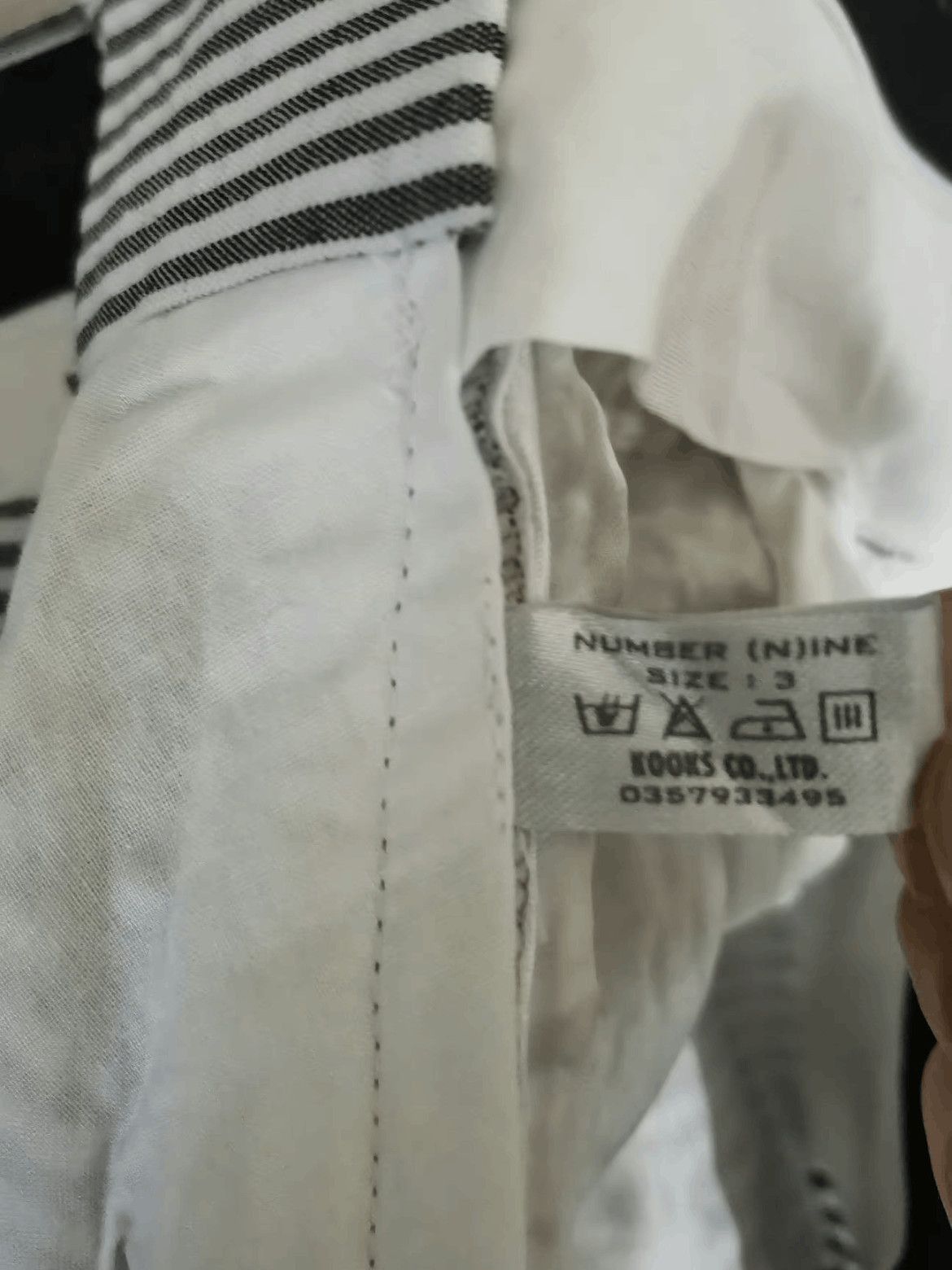 Number (N)ine Sz 3 Number Nine 02SS Stripes Trousers-2508 Size US 30 / EU 46 - 8 Thumbnail