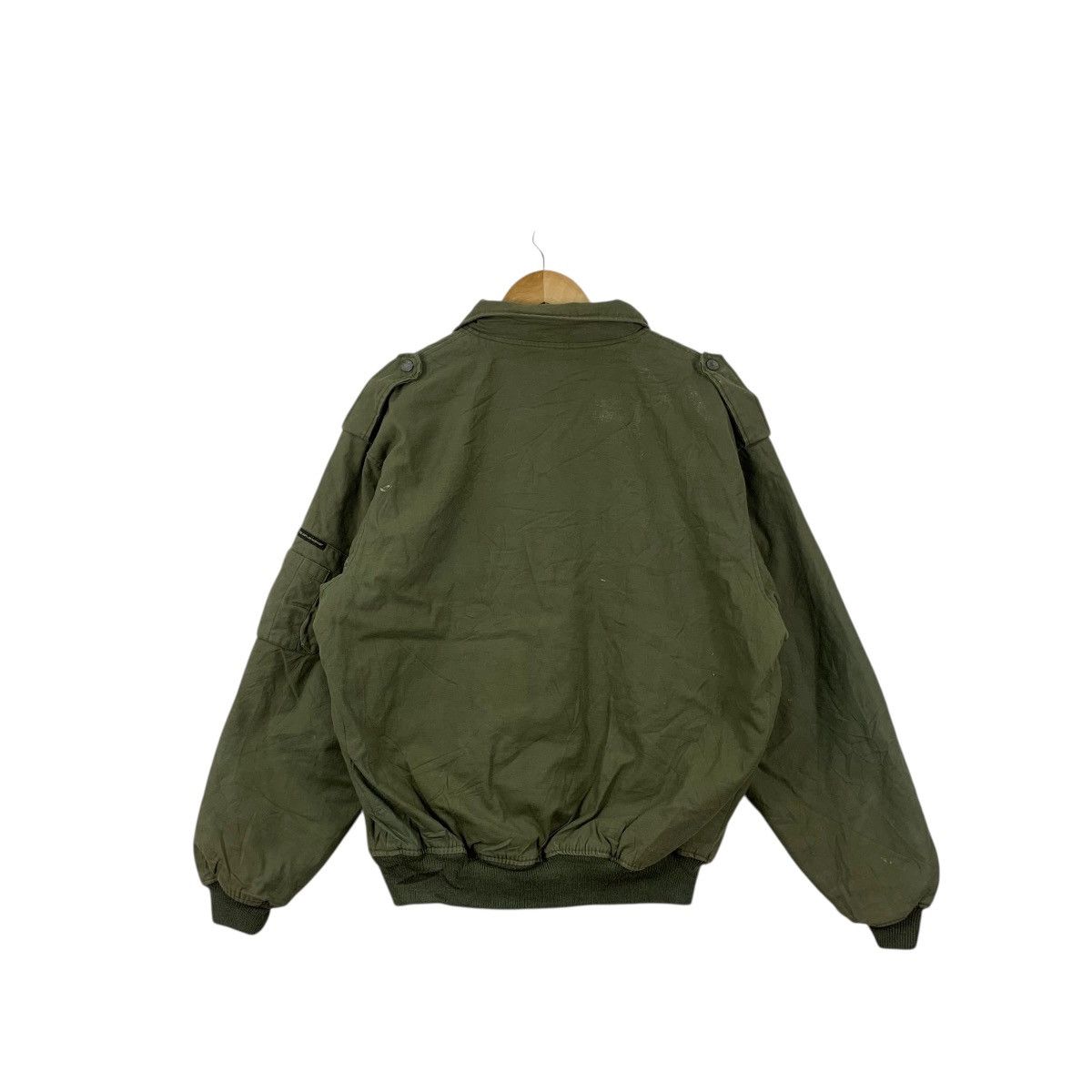 Vintage Vintage SPURTION JAPAN MA-1 Military Shearling Bomber Jacket Size US XXL / EU 58 / 5 - 7 Thumbnail
