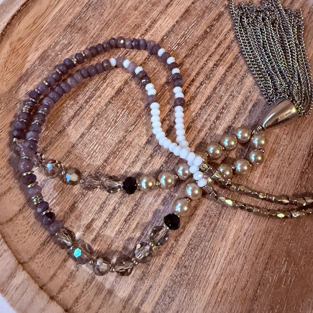 Loft Elegant Multi-Strand Beaded Necklace Size ONE SIZE - 1 Thumbnail