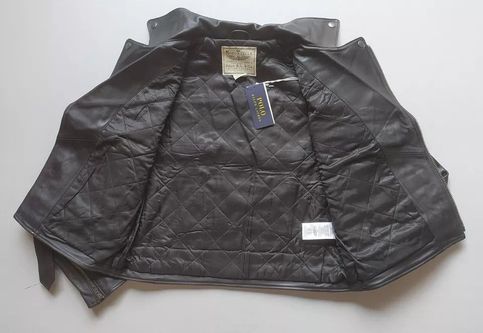 Polo Ralph Lauren Polo Ralph Lauren Leather Jacket global shipping IFD -0709 Size S / US 4 / IT 40 - 4 Thumbnail
