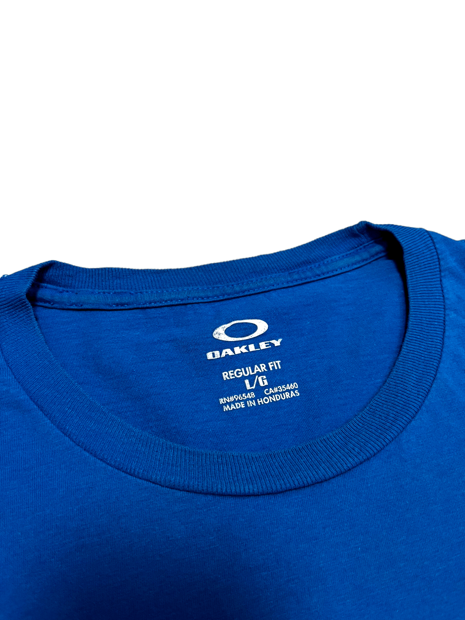 Oakley 🔵 OAKLEY Y2K STREETWEAR BIG LOGO BLUE VINTAGE LONG SLEEVE Size US L / EU 52-54 / 3 - 4 Thumbnail