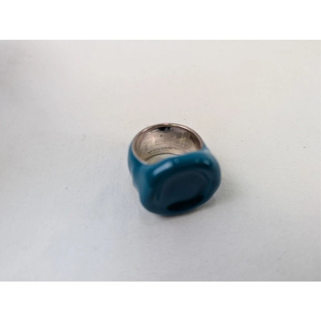 Bottega Veneta o1rshd1 Size: 21 / Sterling Silver / Enamel Ring in Blaster Size ONE SIZE - 8 Thumbnail
