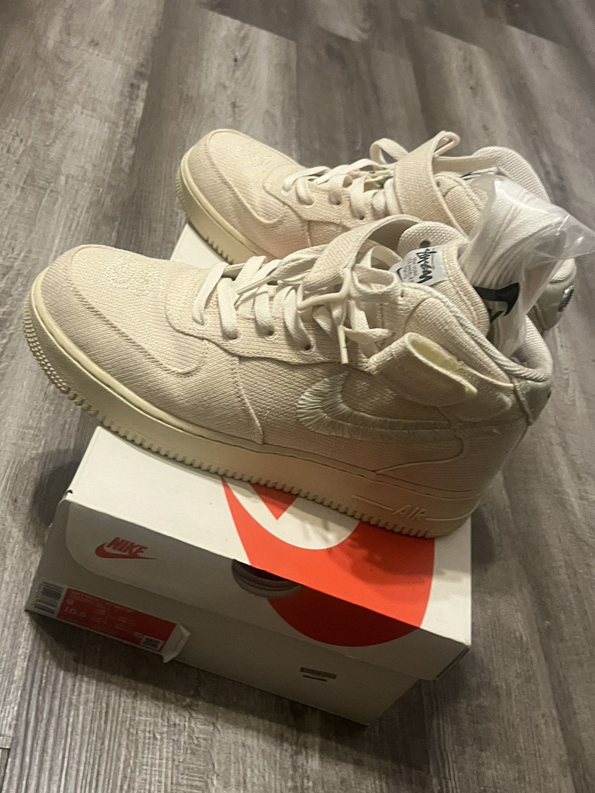 Stussy Stussy Air Force 1 Mid “Fossil” Size US 9 / EU 42 - 1 Thumbnail