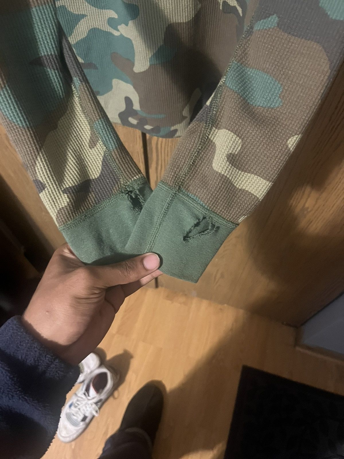 Hanes × Supreme Supreme Hanes Camo Thermal | Grailed