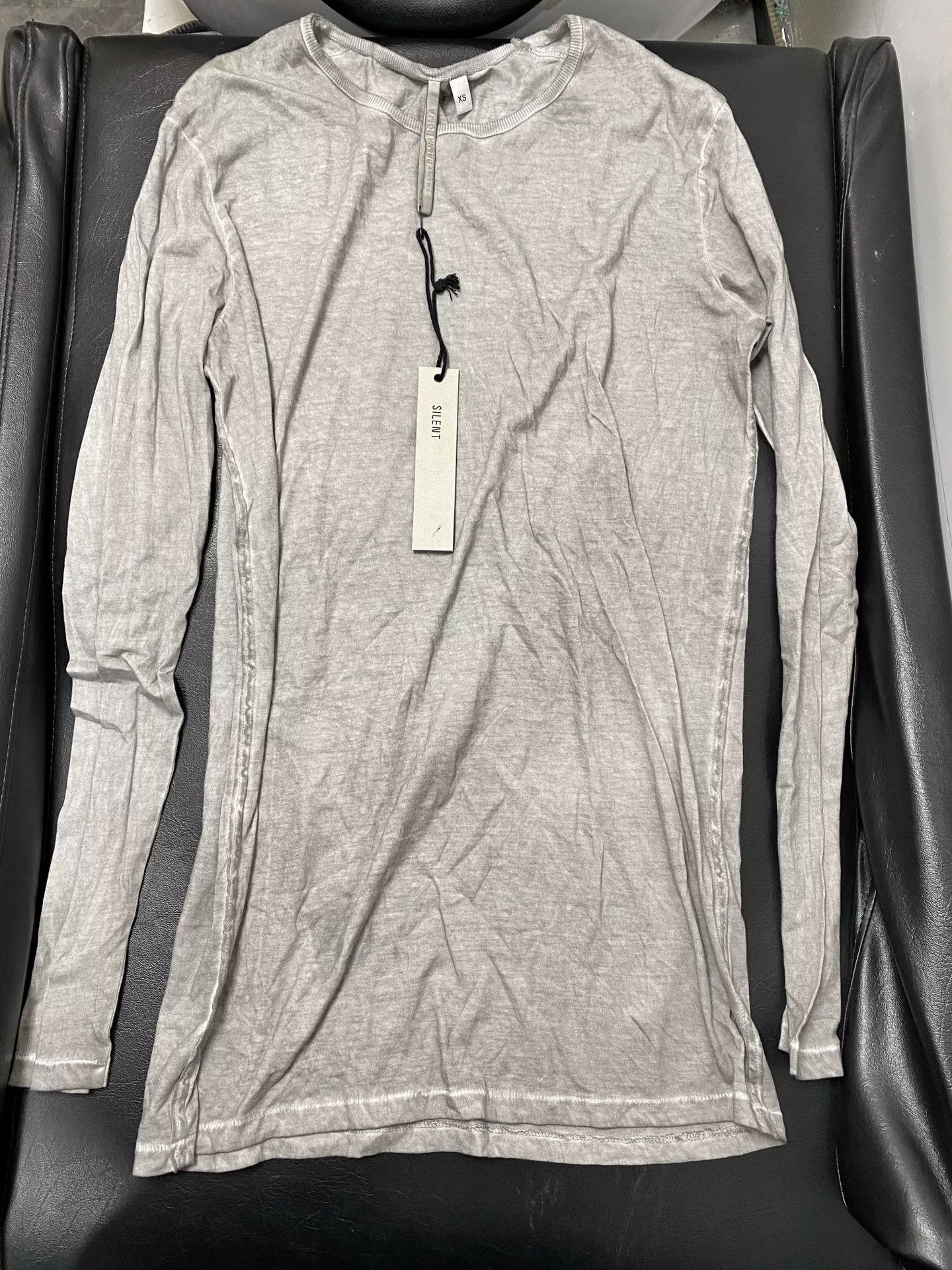 Damir Doma Damir Doma Gray Cold-Dyed Cotton Longsleeve Size US M / EU 48-50 / 2 - 1 Thumbnail