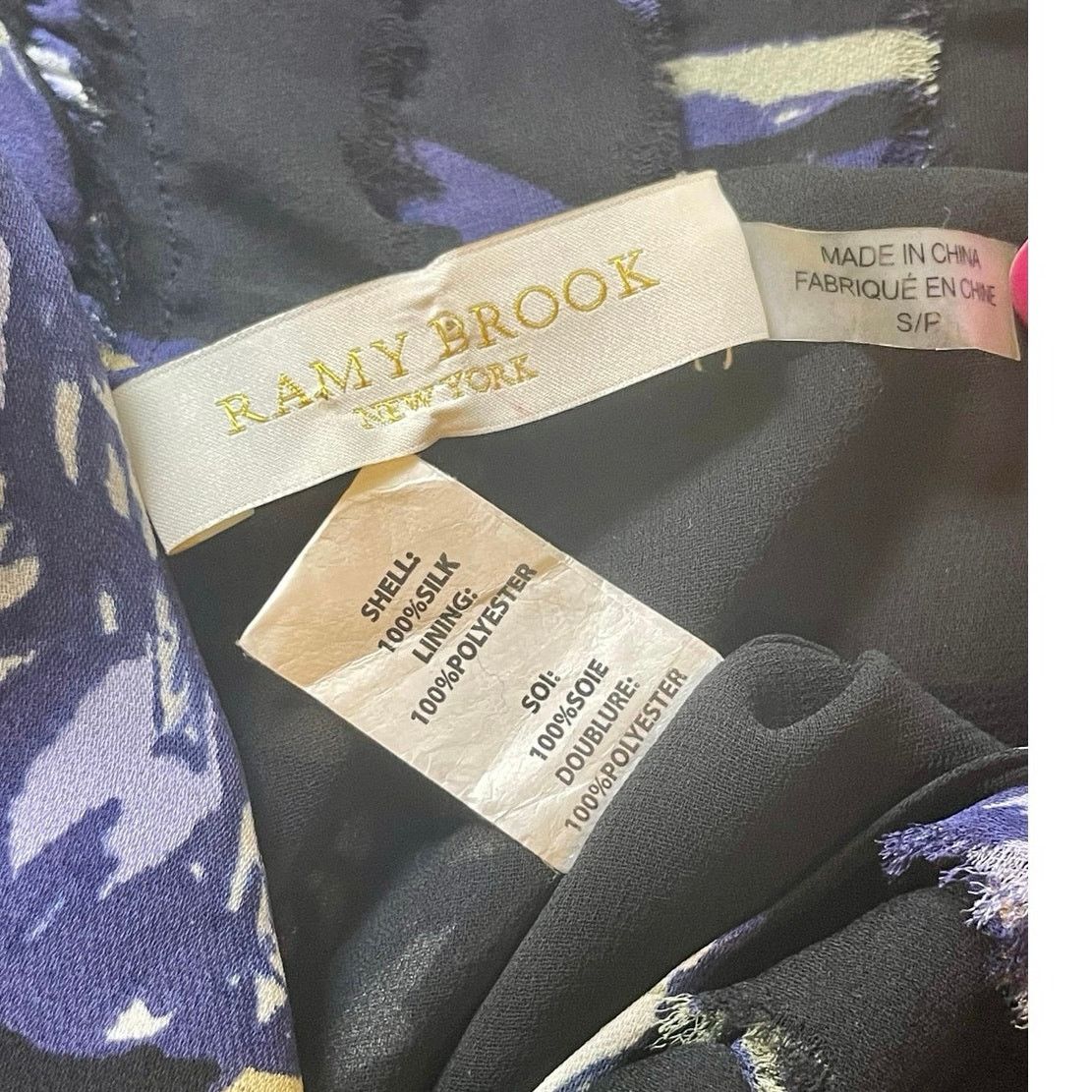 Ramy Brook RAMY BROOK MINI DRESS MILENE SILK FLORAL RUFFLE SMOCKE SZ S Size S / US 4 / IT 40 - 9 Thumbnail