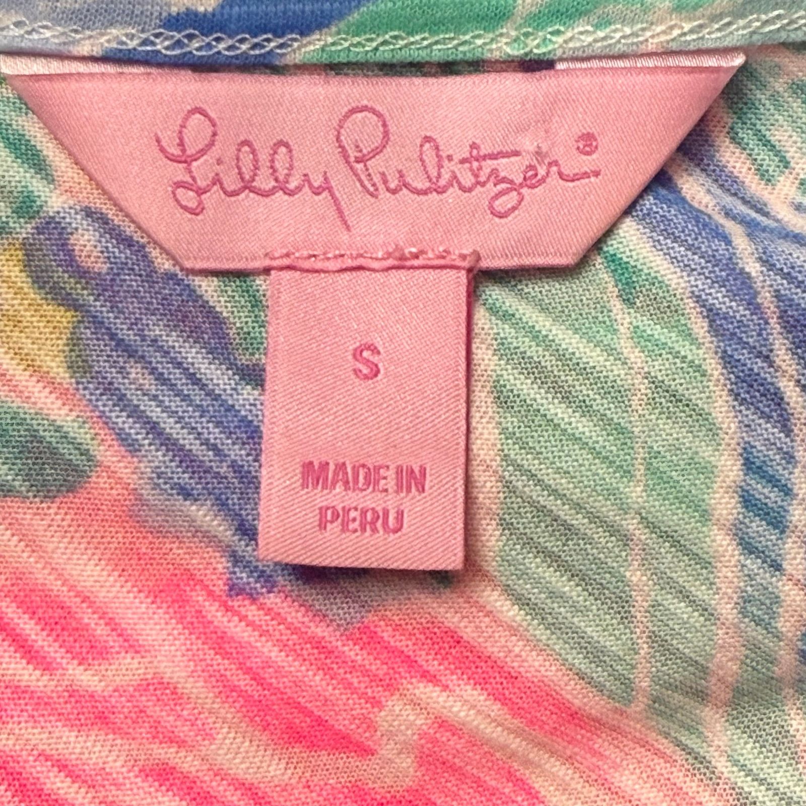 Lilly Pulitzer Lilly Pulitzer Gigi V-Neck Tank Top Sparkling Print Size S Size S / US 4 / IT 40 - 4 Thumbnail