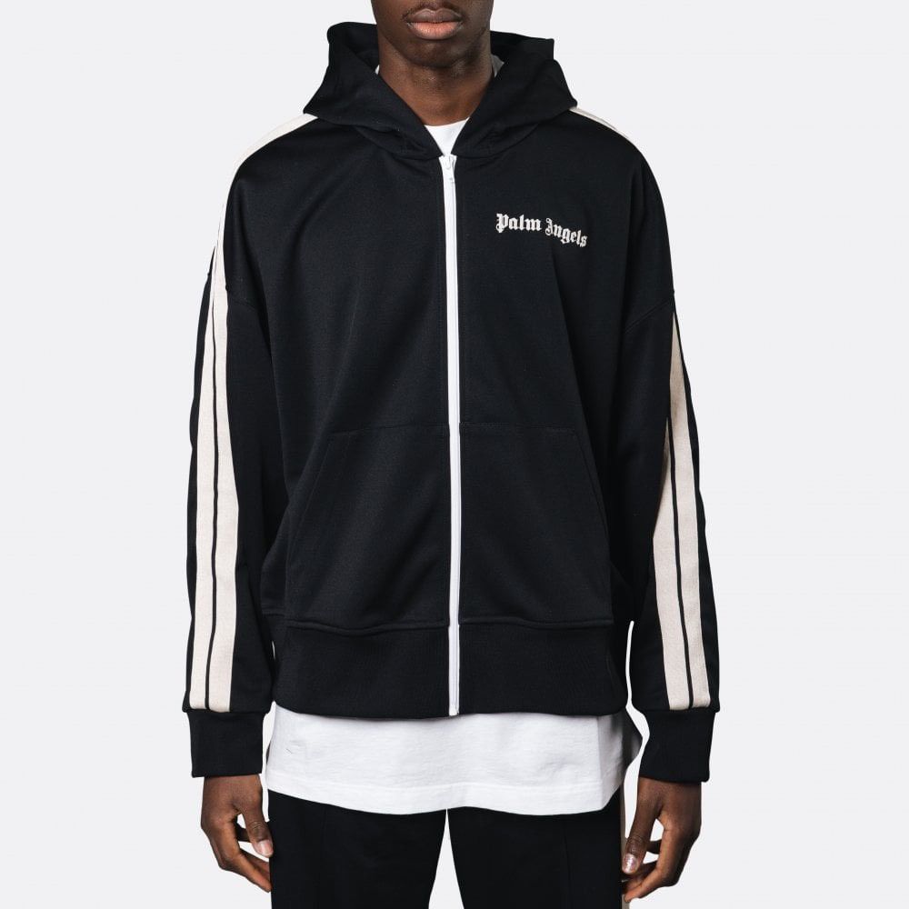 Palm Angels Spider Web Hoodie Black/Off White Men's - FW22 - US