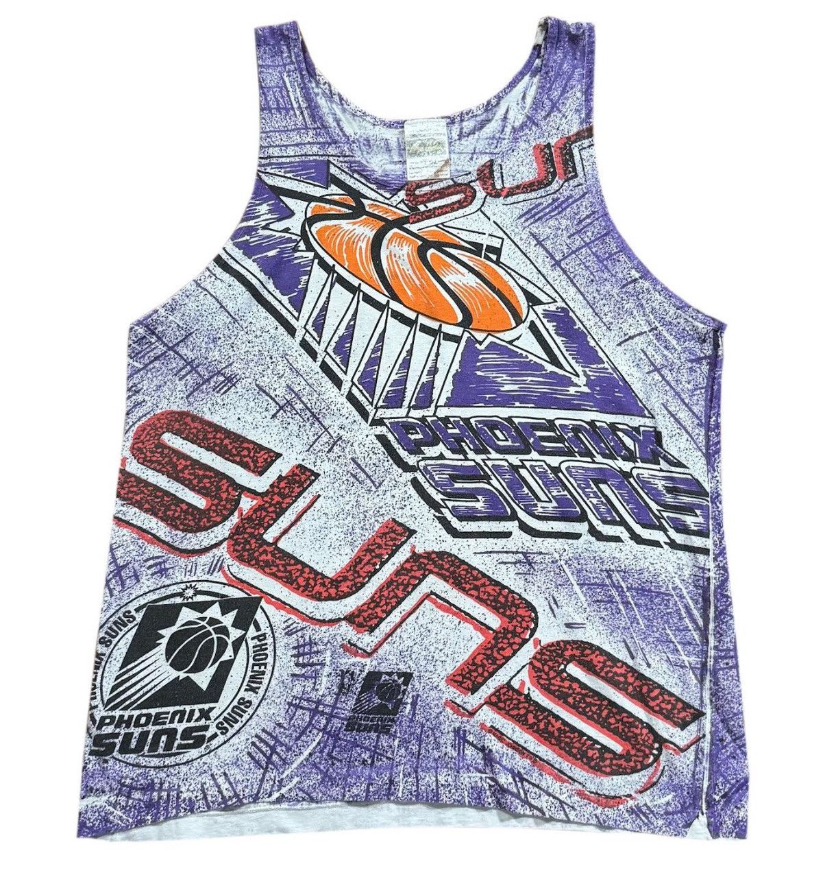 NBA Vintage Magic Johnson's Phoenix Suns All Over Print Tank Top Size US XL / EU 56 / 4 - 1 Thumbnail
