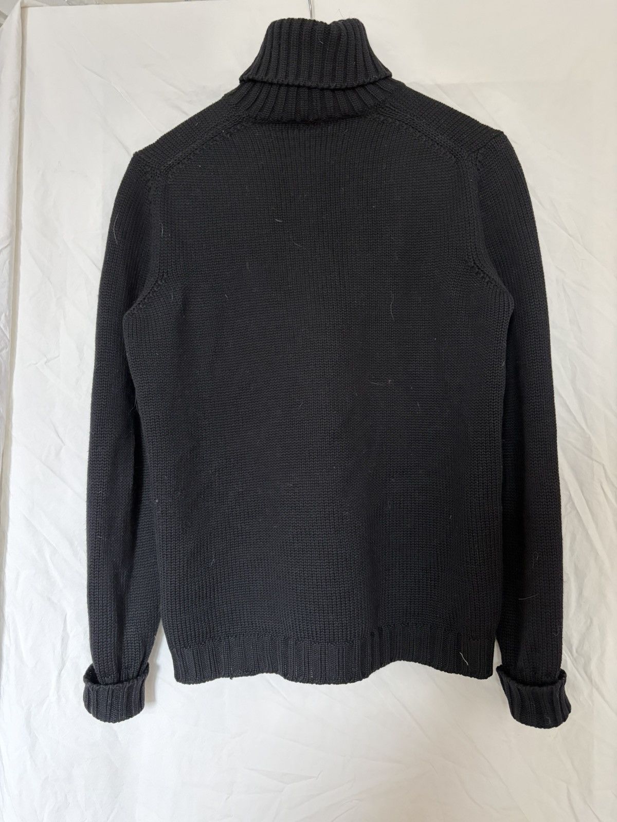 Roberto Collina Roberto Collina Black Turtleneck Size US M / EU 48-50 / 2 - 2 Thumbnail