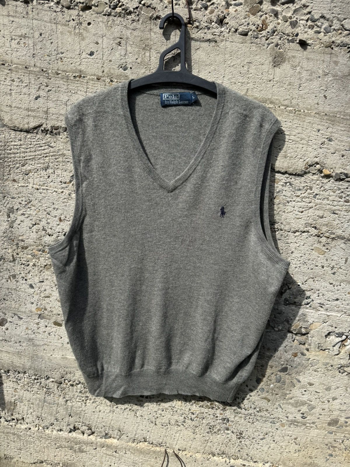 Polo Ralph Lauren Vintage Polo Ralph Lauren Wool Sweater Vest Size US L / EU 52-54 / 3 - 1 Thumbnail