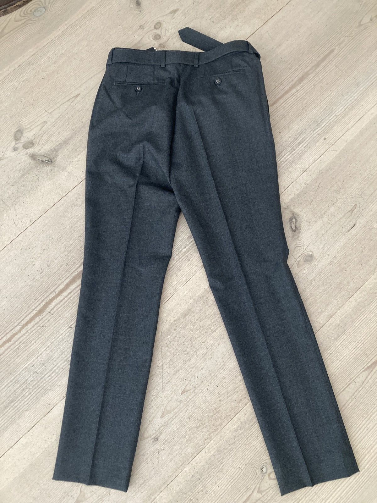 Officine Generale Officine Genéralé 100% Virgin Wool Grey Paul Pant (unworn) Size US 30 / EU 46 - 5 Thumbnail