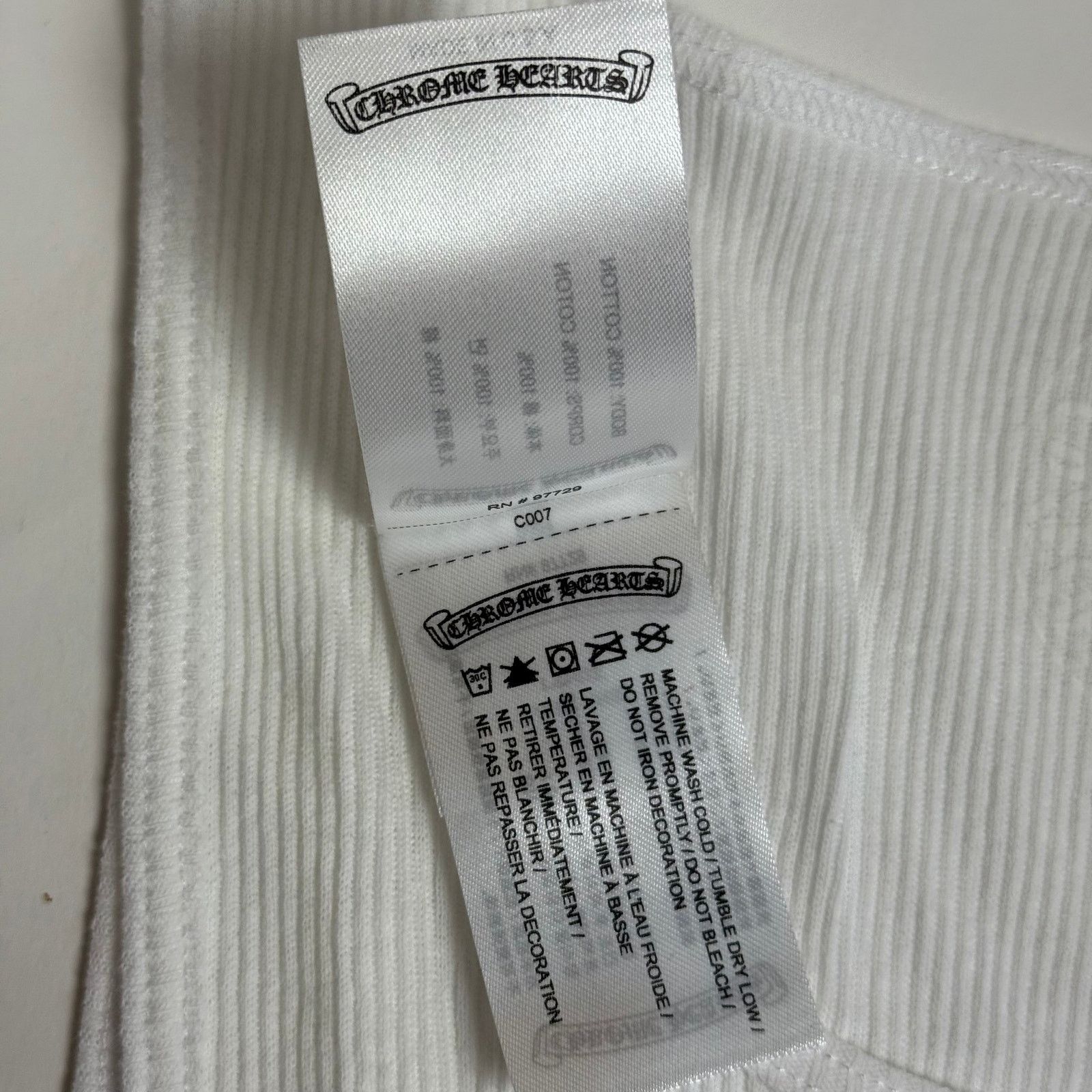 Chrome Hearts Chrome Hearts T-Bar Pink White Tank Top Size M / US 6-8 / IT 42-44 - 11 Thumbnail