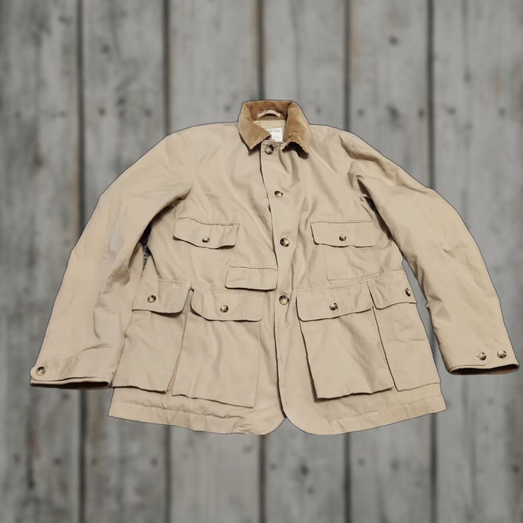 CO VINTAGE Waste Twice Co Barn Jacket Corduroy Collar XL Beige Men Jacket Size US XL / EU 56 / 4 - 1 Thumbnail