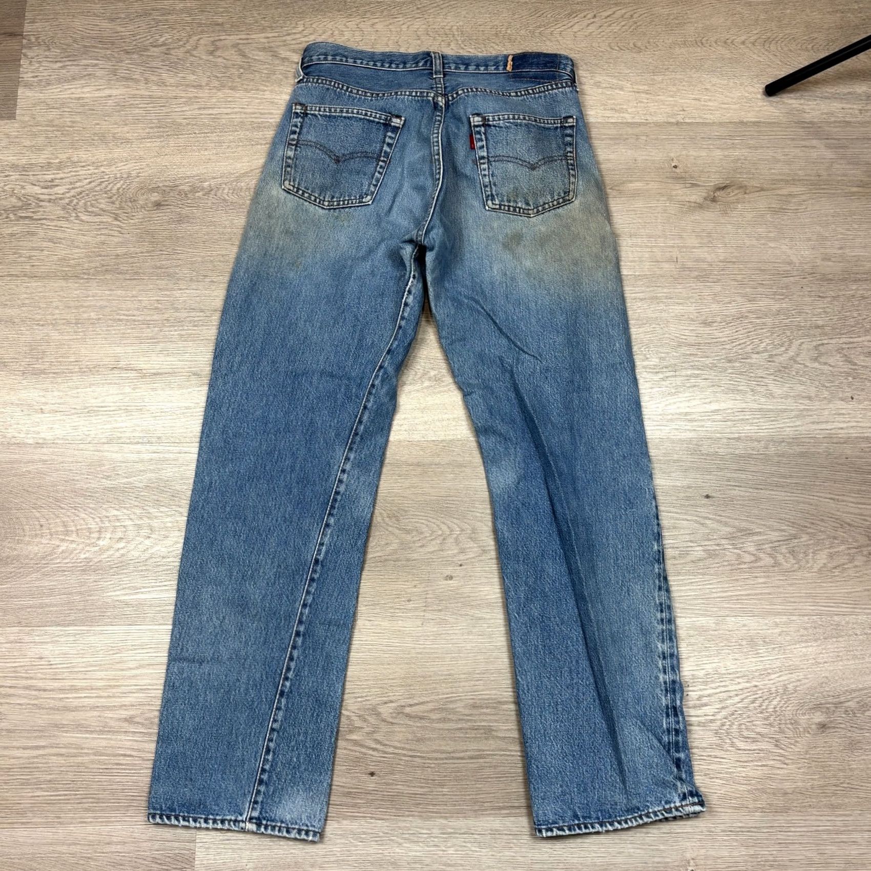 Levi's VINTAGE Levi's 501 Selvedge Denim Redline Jeans 30x30 Made in USA Men Redline 80s Straight Denim Jeans Levis Size US 30 / EU 46 - 2 Thumbnail