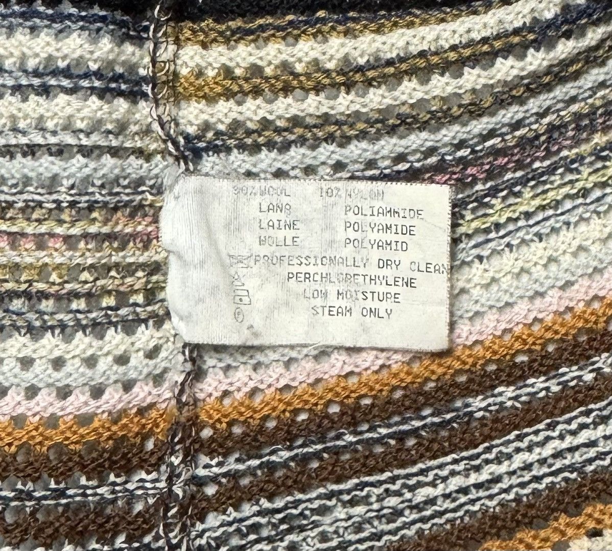 Missoni Missoni Multicolor Striped Wool Knit Sweater Size L / US 10 / IT 46 - 11 Thumbnail