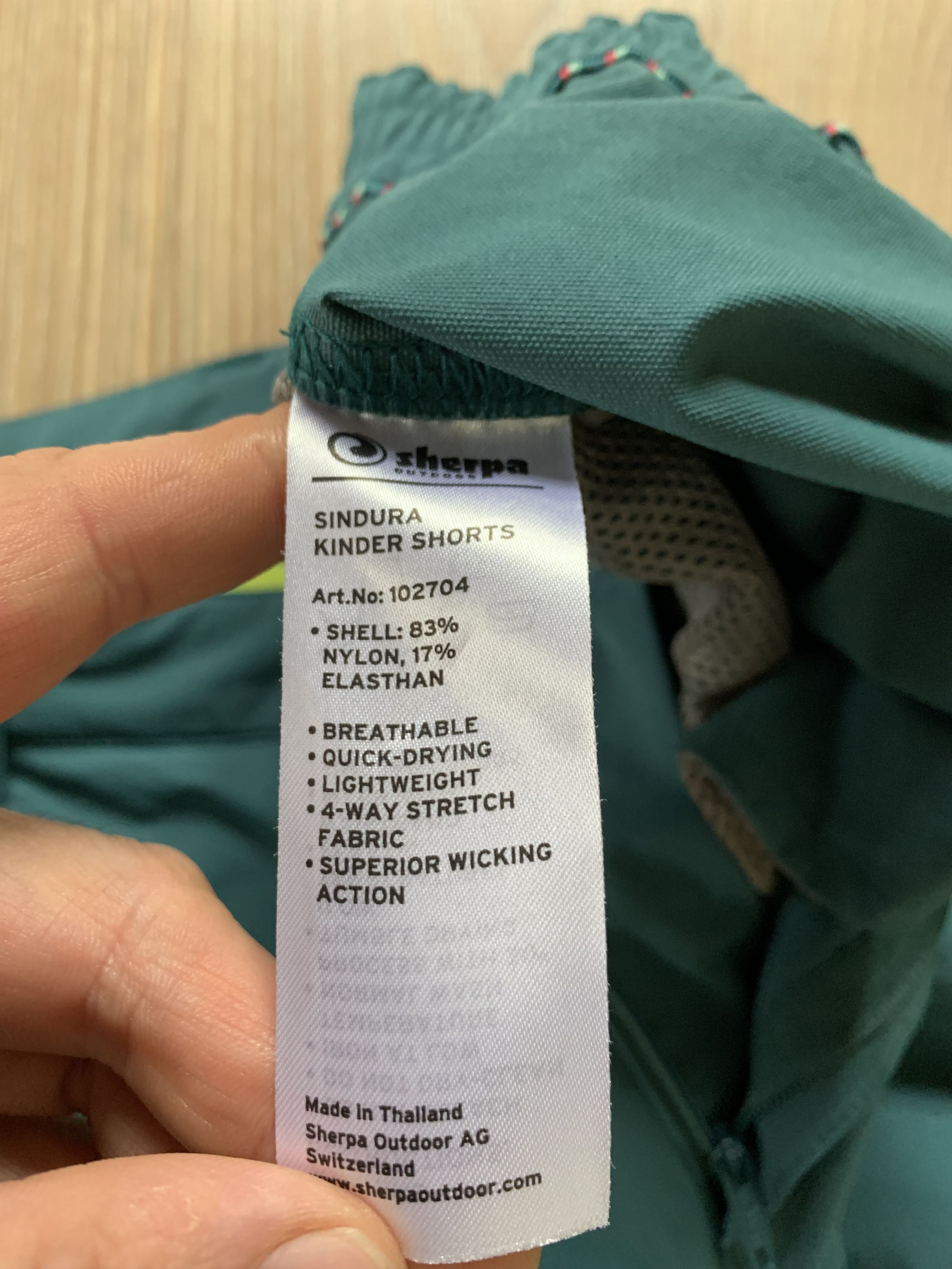Other Youth Sherpa Outdoor Sindura Kinder Teal Shorts Size 26" / US 2 / IT 38 - 8 Thumbnail
