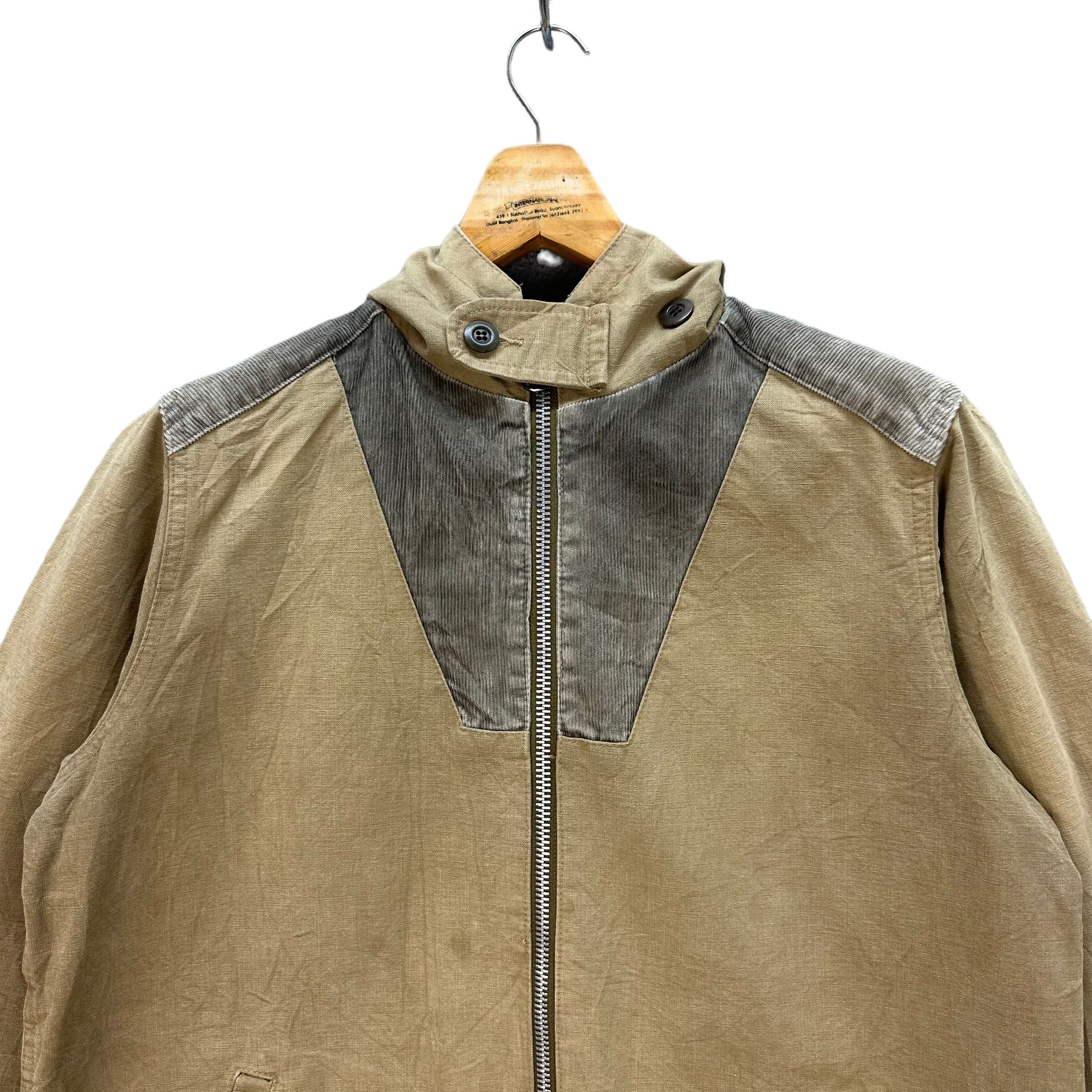 Japanese Brand GOWEST CAMO LINED HOODIE CHORE JACKET #7778-171 Size US M / EU 48-50 / 2 - 2 Thumbnail