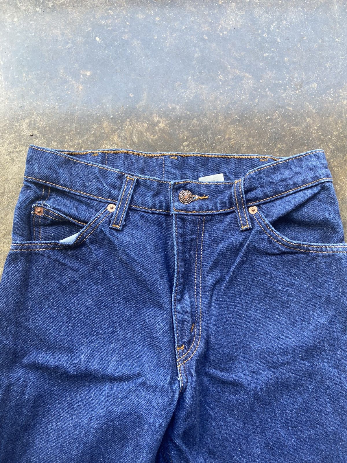 Levi's Vintage 90’s Dark Wash Levis Orange Tab Blue Jeans 28x32 Size US 28 / EU 44 - 4 Thumbnail