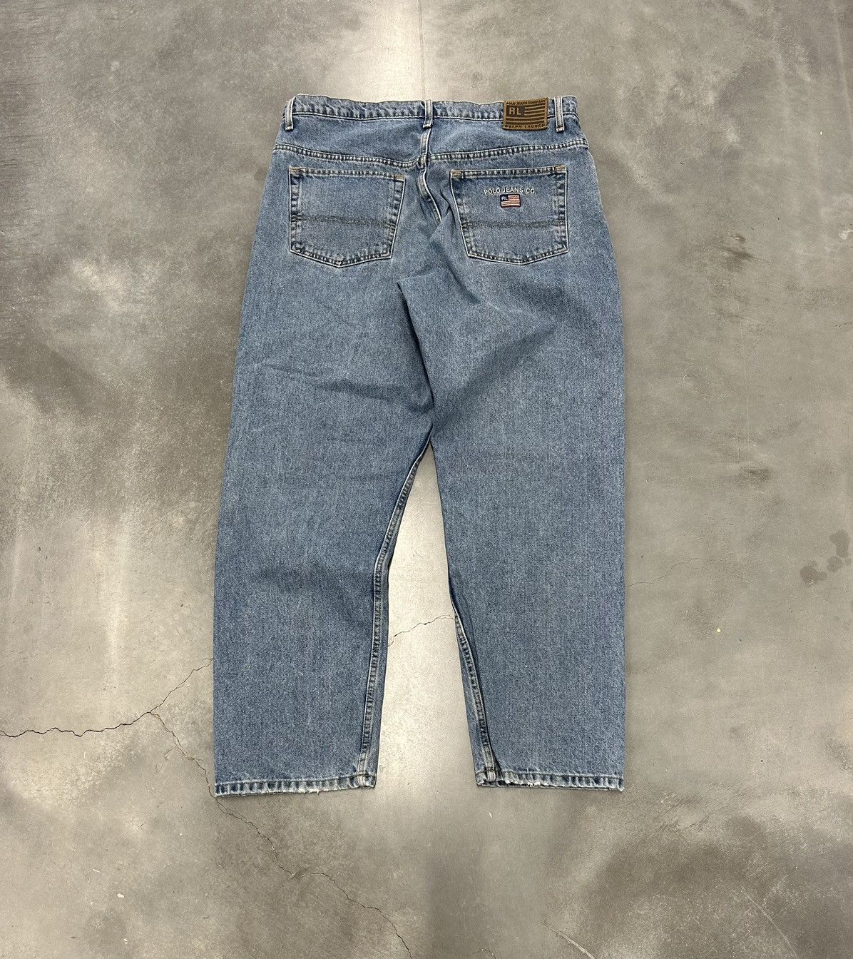 Polo Ralph Lauren × Vintage Vintage Polo Jeans Size US 38 / EU 54 - 2 Thumbnail