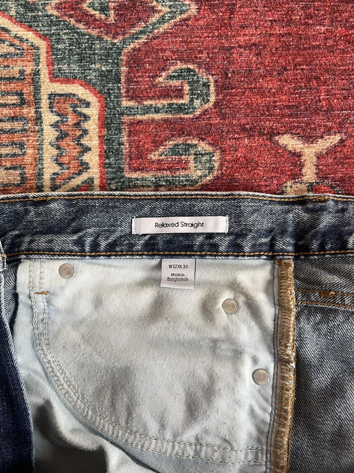 Calvin Klein Calvin Klein Relaxed Straight Jeans Size US 32 / EU 48 - 6 Thumbnail
