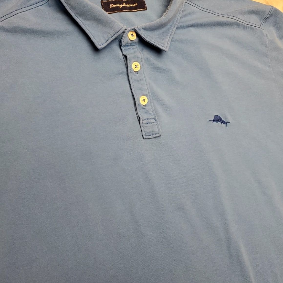 Tommy Bahama Tommy Bahama Polo Shirt Mens 2XL Blue Green 4 Way Stretch Golf Polo Shirt Casual Tournament Mens Size US XXL / EU 58 / 5 - 3 Thumbnail