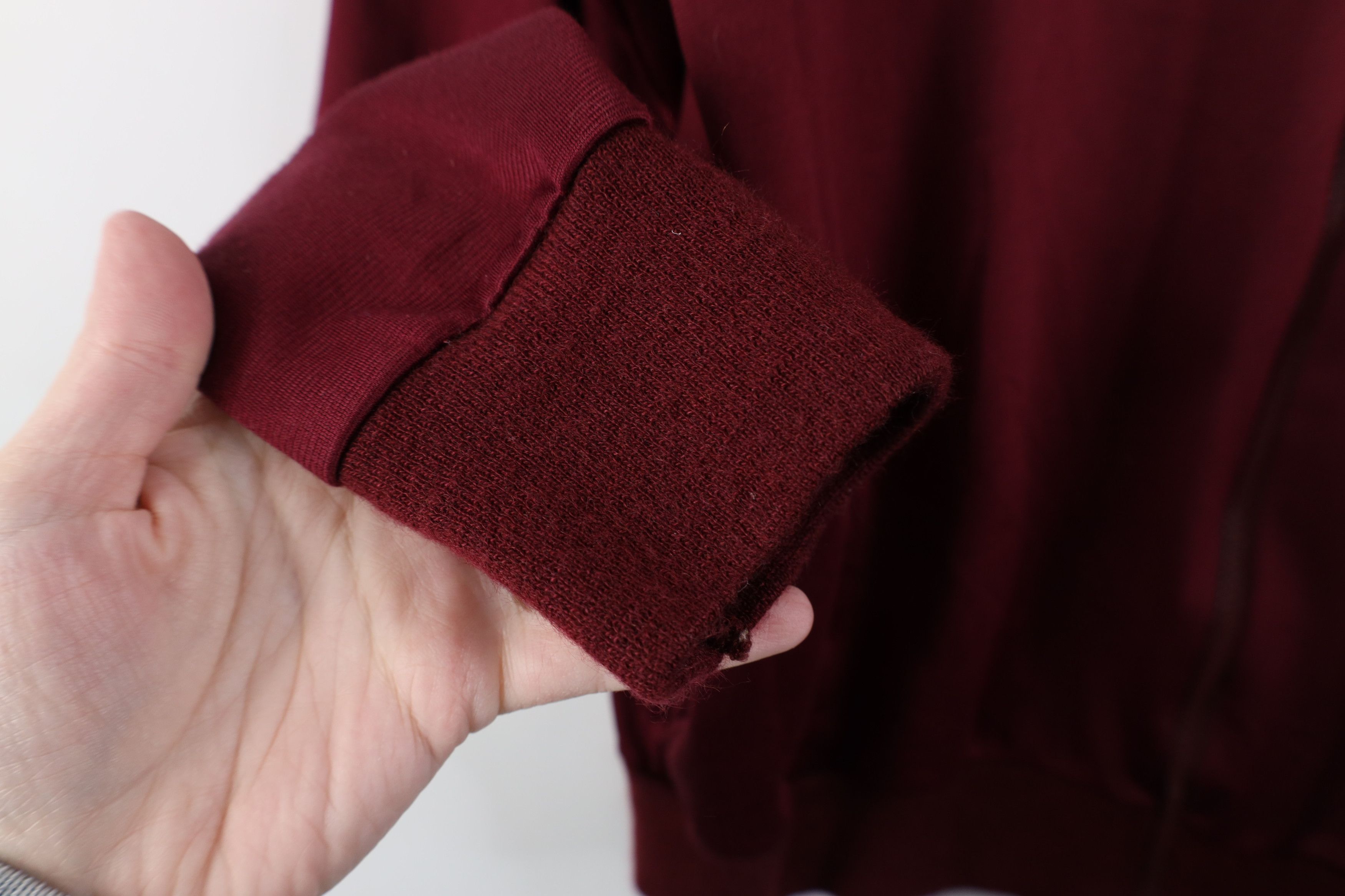 Vintage Vintage 70s Streetwear Warm Up Track Tennis Jacket Burgundy Size US L / EU 52-54 / 3 - 7 Thumbnail