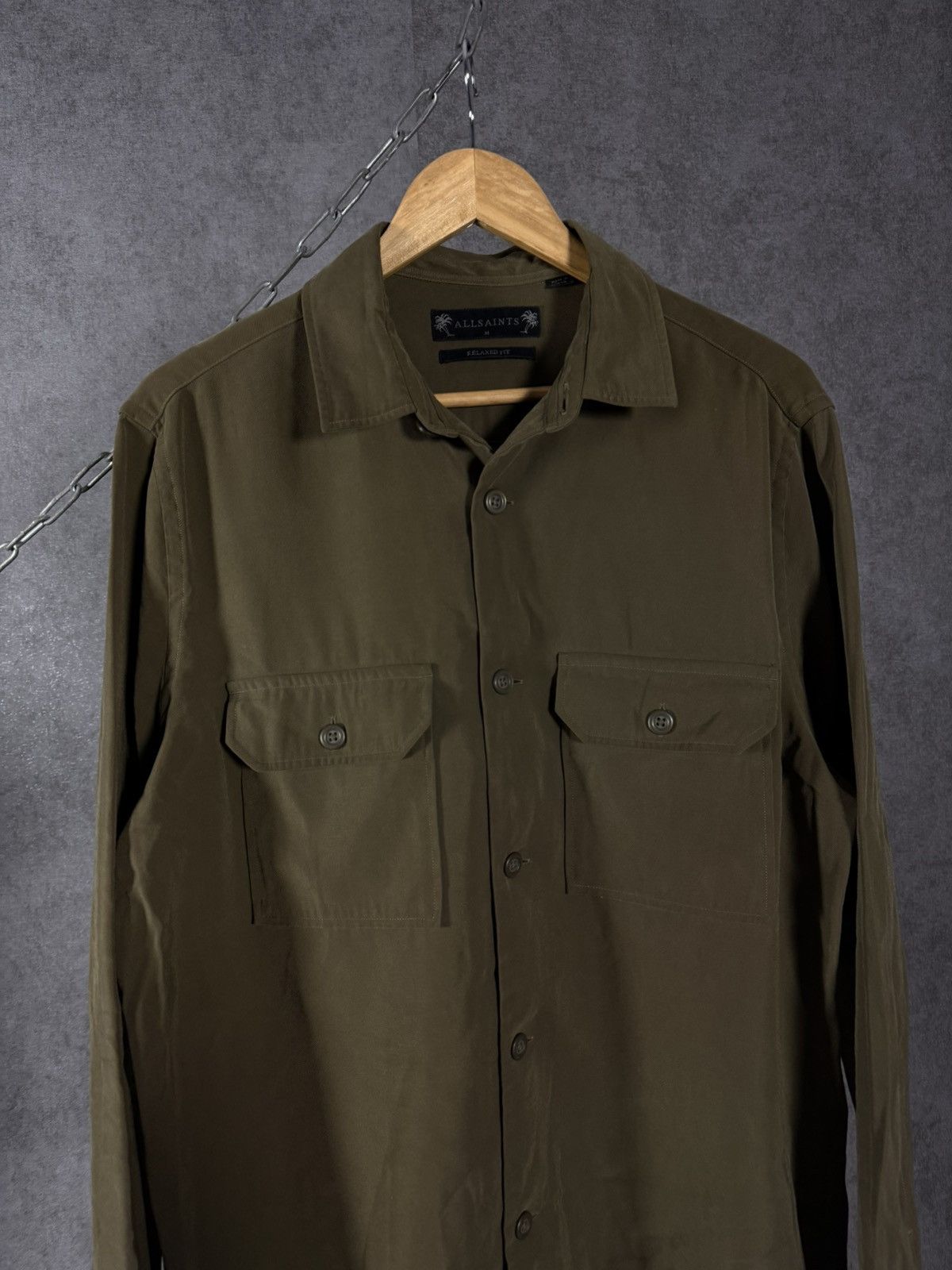 Allsaints Allsaints designer double pocket relaxed shirt Size US M / EU 48-50 / 2 - 4 Thumbnail