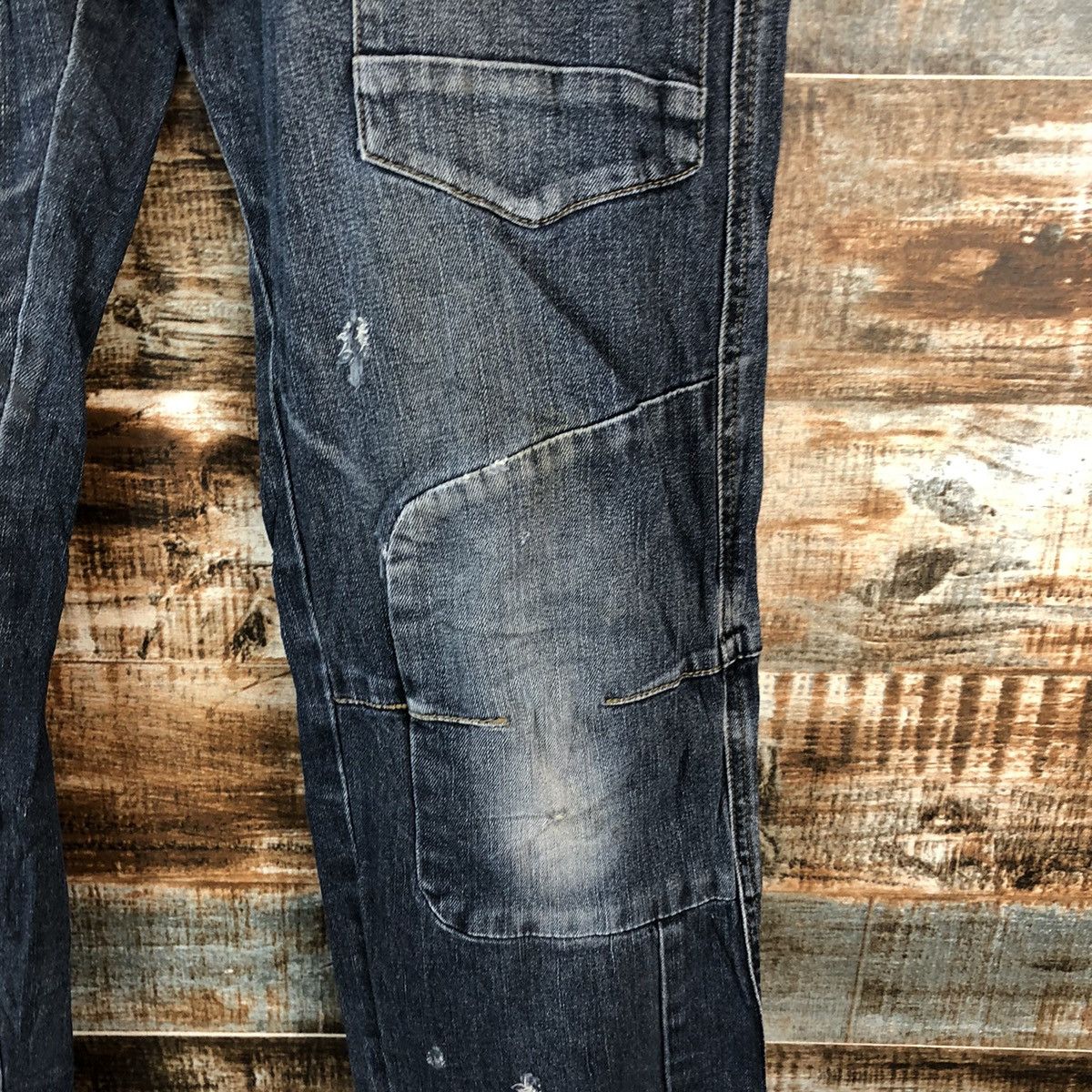 Japanese Brand Japanese Brand Blue utility worker Multipocket Pants #A2164 Size US 33 - 12 Thumbnail