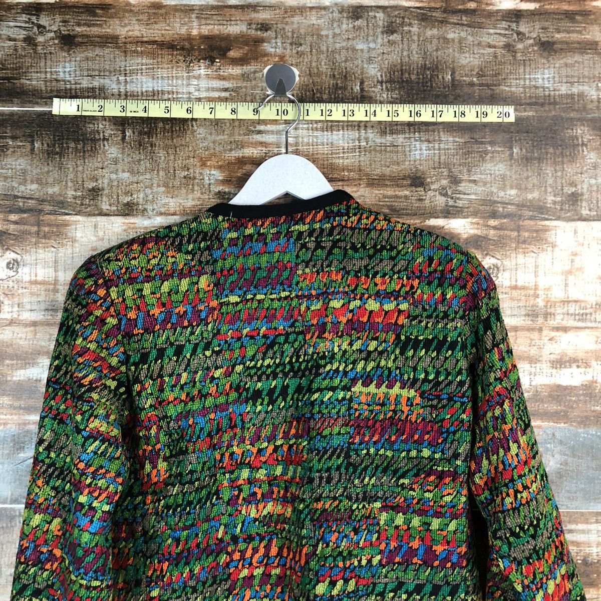 Japanese Brand Le marais Green Cardigan Knitwear #A2357 Size S / US 4 / IT 40 - 12 Thumbnail