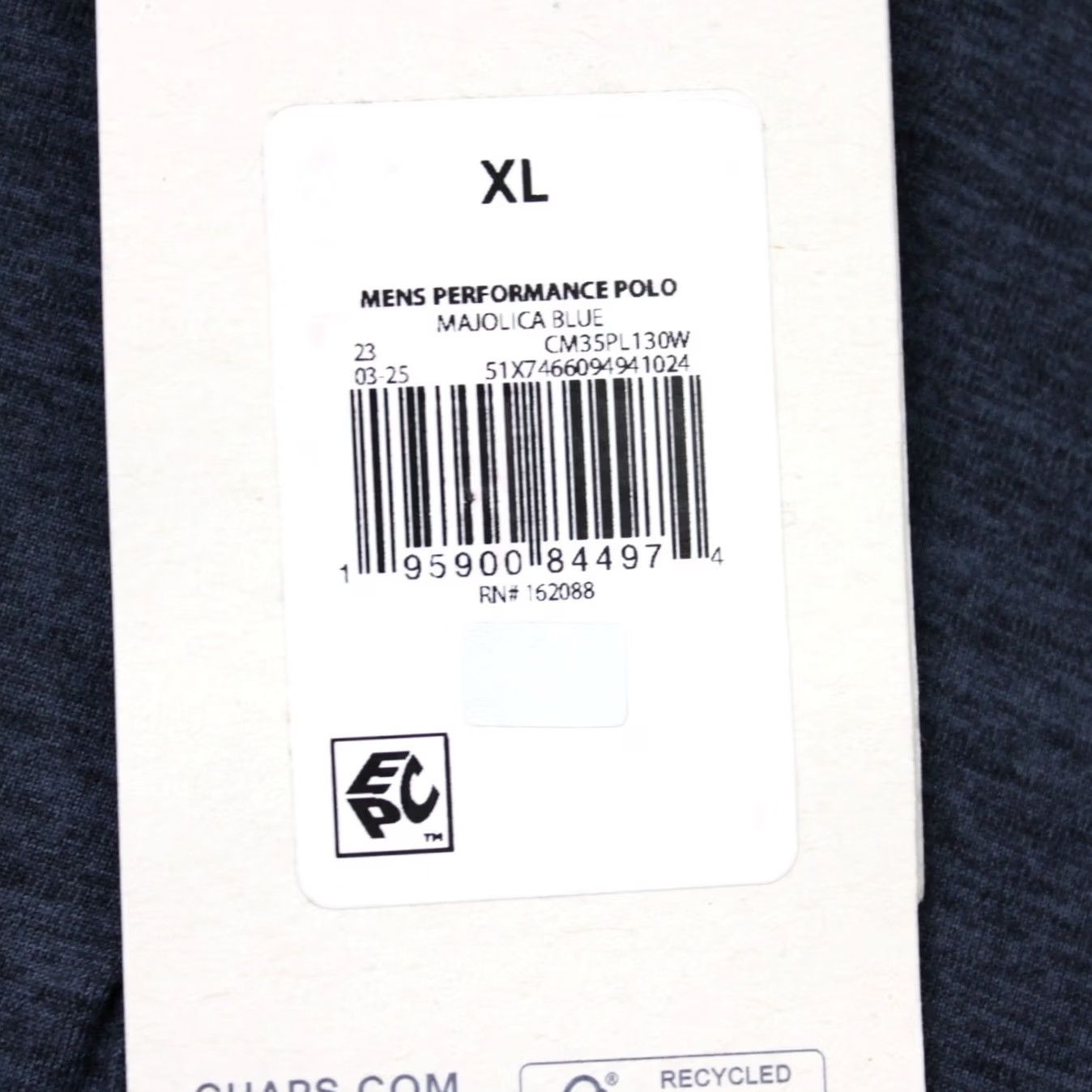 Chaps Chaps Polo Shirt Mens XL Blue Everyday Performance Short Sleeve Stretch Polo Shirt NWT Chaps Golf Fashion Shirt Blues Polo Size US XL / EU 56 / 4 - 6 Thumbnail