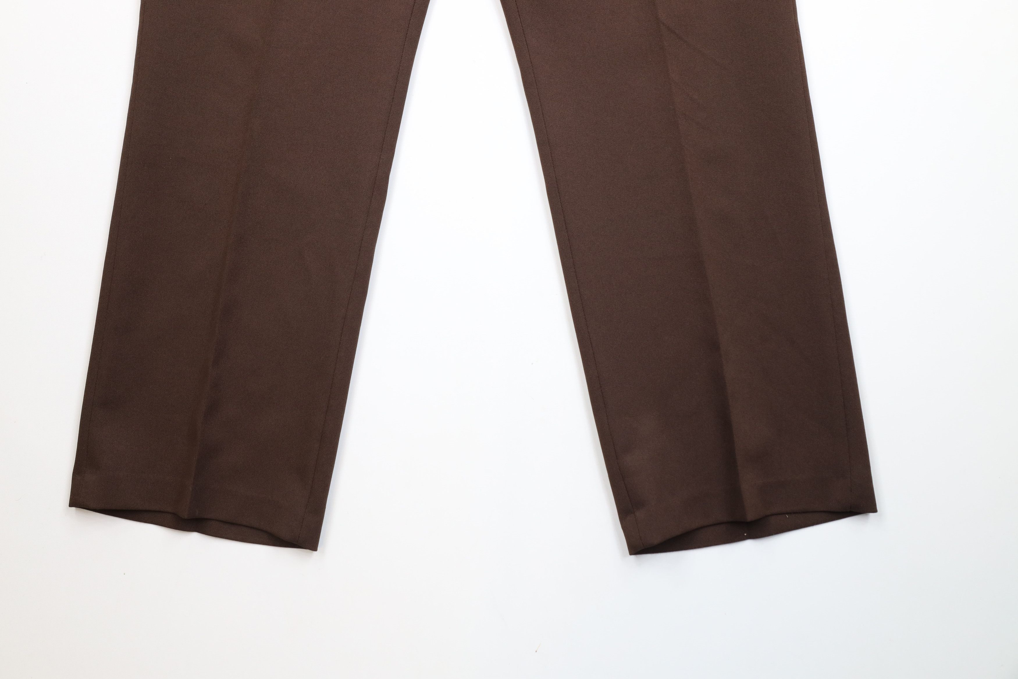Vintage Vintage 70s Streetwear Bell Bottoms Chino Pants Brown USA Size US 36 / EU 52 - 4 Thumbnail