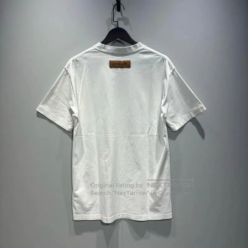 Louis Vuitton Louis Vuitton Men's White Cotton T-Shirt . Size US M / EU 48-50 / 2 - 2 Thumbnail