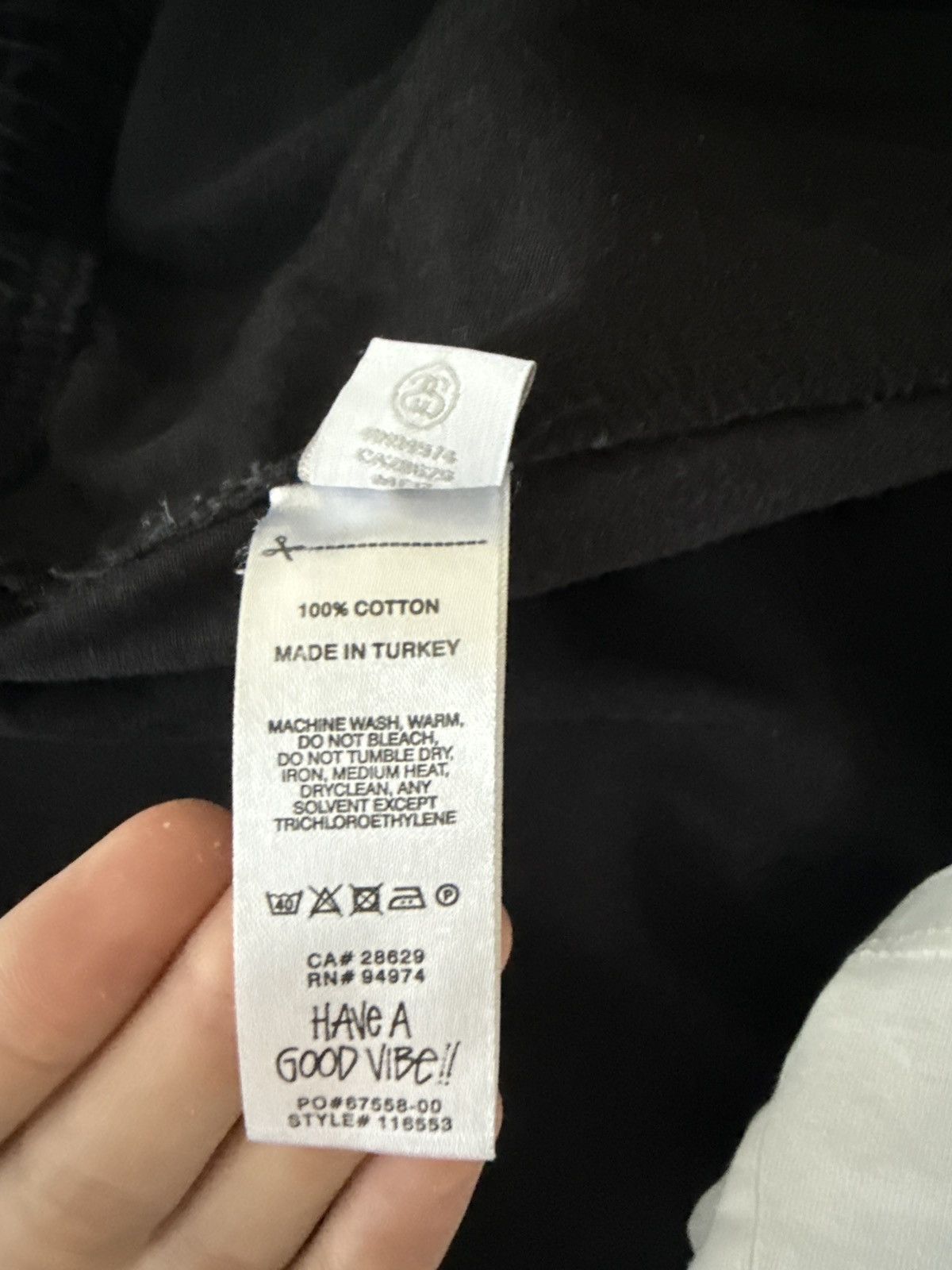 Stussy Stüssy “Basic Style” Black Pants Size US 32 / EU 48 - 5 Thumbnail