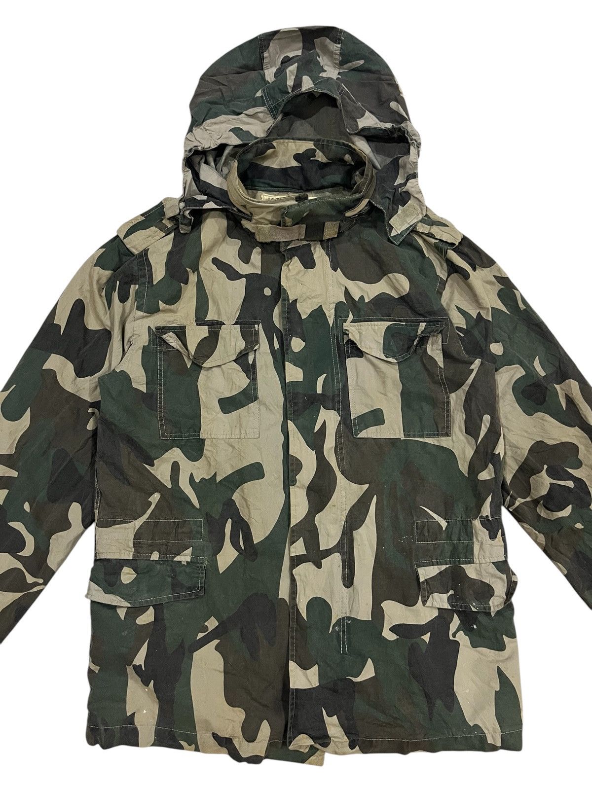 Vintage Vintage military BRIGH SHORE jaket hoodies Size US L / EU 52-54 / 3 - 2 Thumbnail
