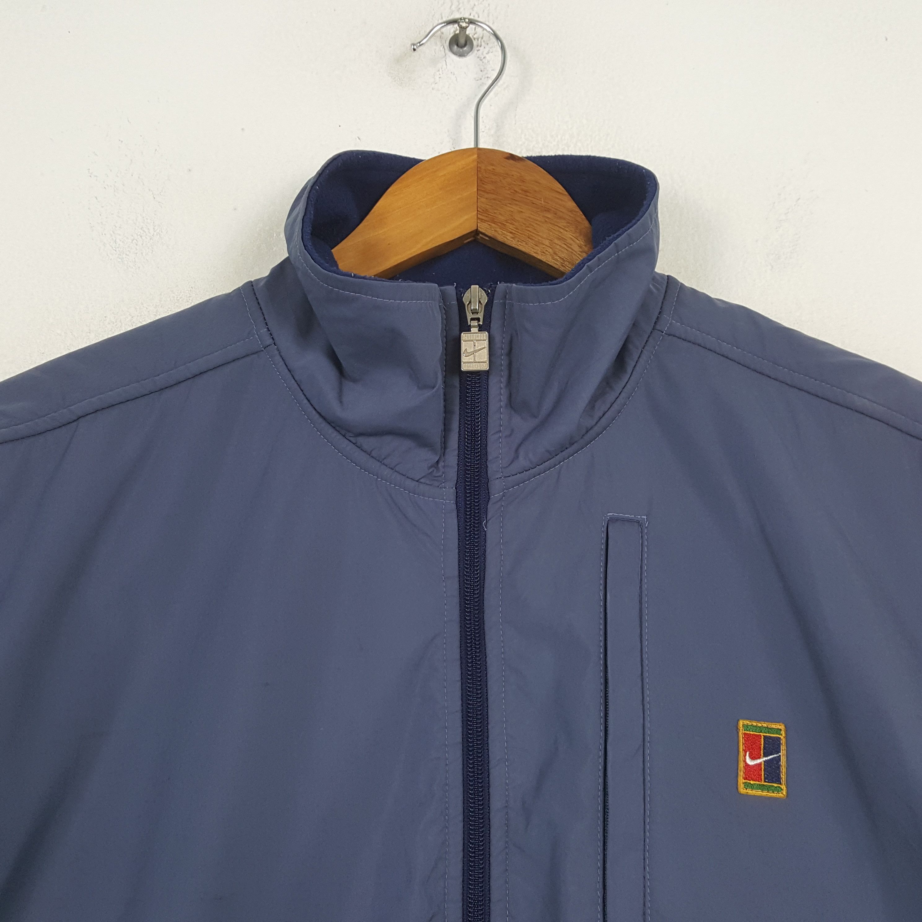 Nike × Vintage Vintage NIKE Court Tennis Sportswear Jacket C287N33 Size US XL / EU 56 / 4 - 2 Thumbnail