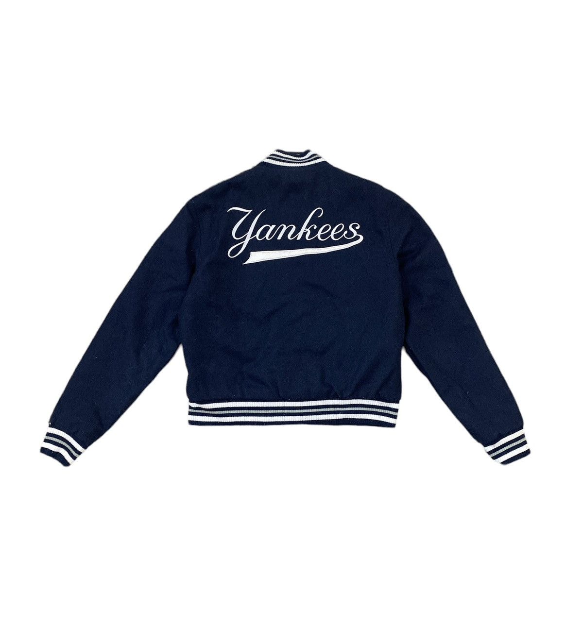 Majestic × Vintage Vintage Reversible MLB NY Yankees Varsity Bomber Jacket Size US L / EU 52-54 / 3 - 3 Thumbnail